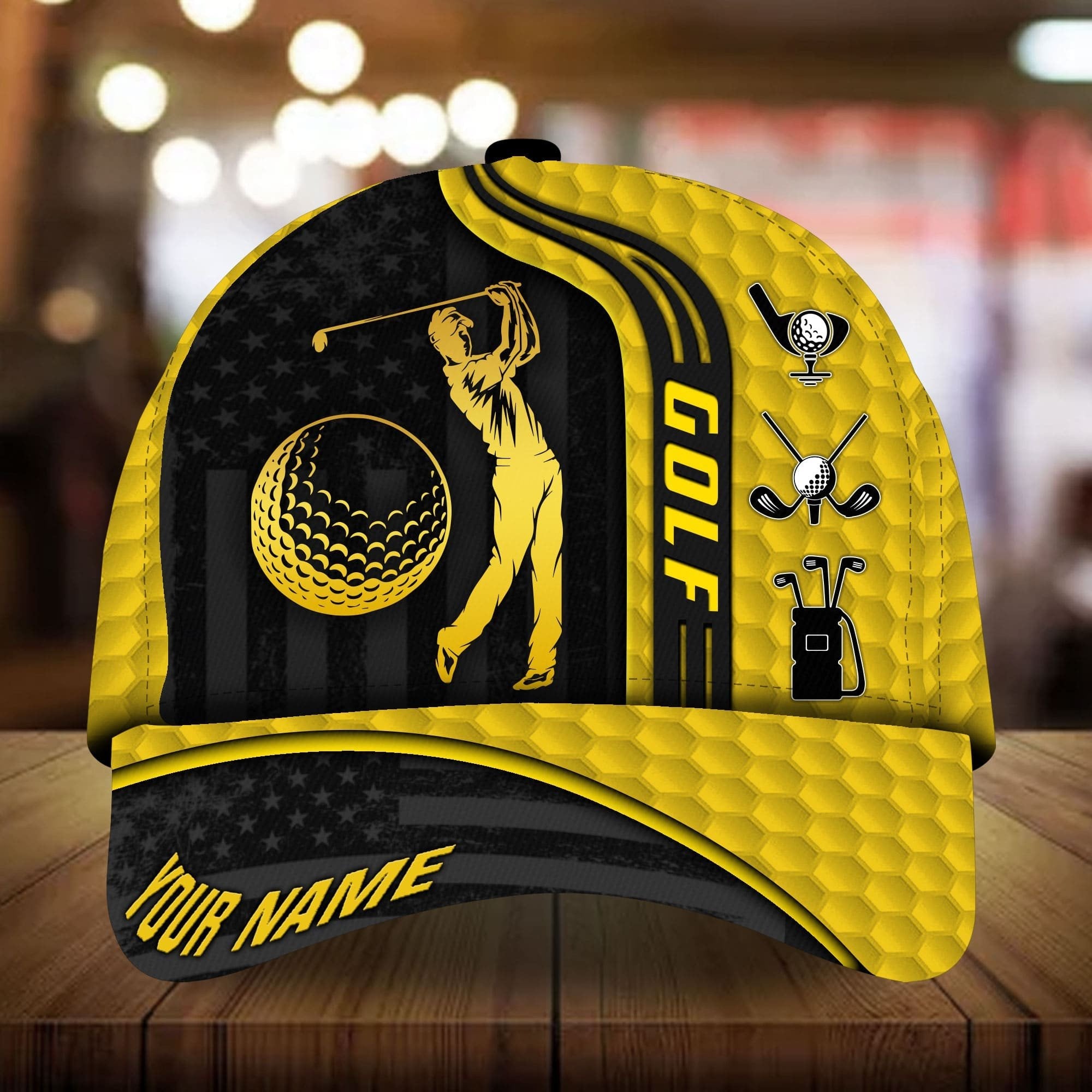 Customize Golf Cap, Personalized 3D Printed Hat, Perfect Present For Golfers