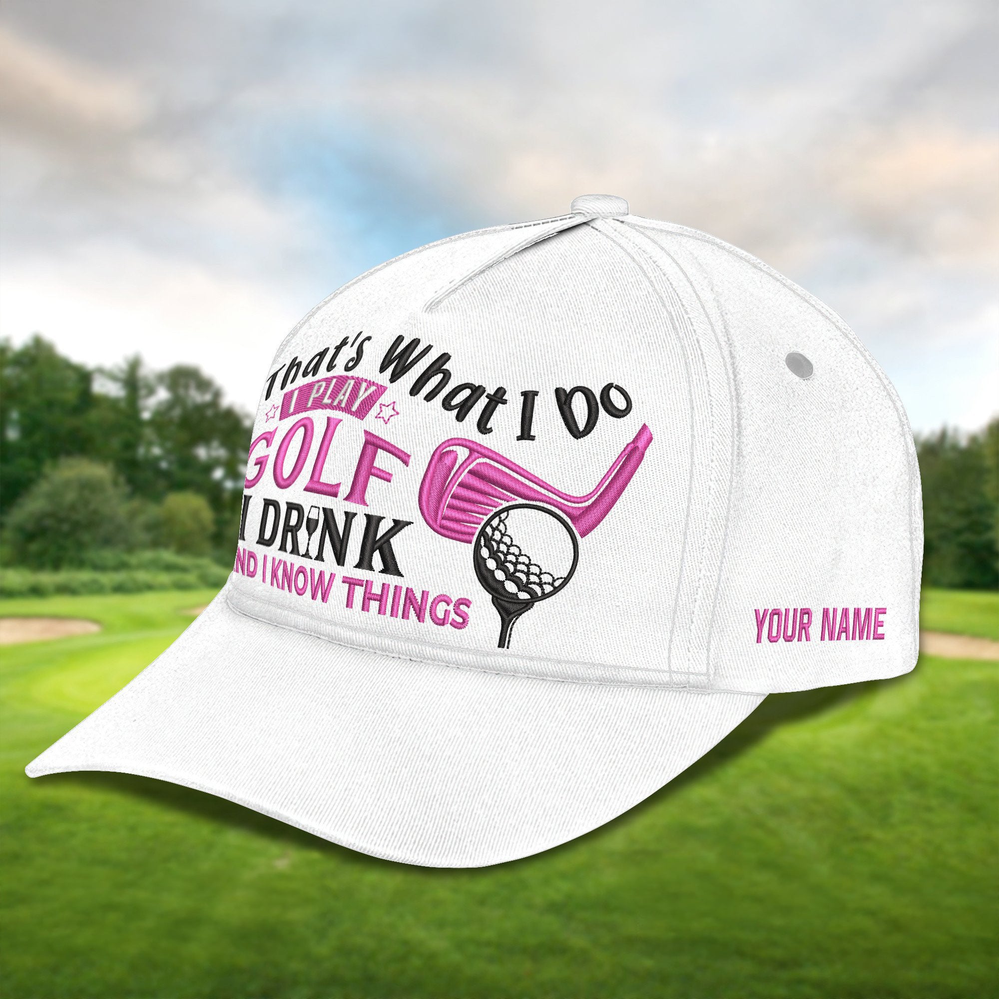 Thats What I Do Golf Cap, Ladies Golf Caps, Women Cap