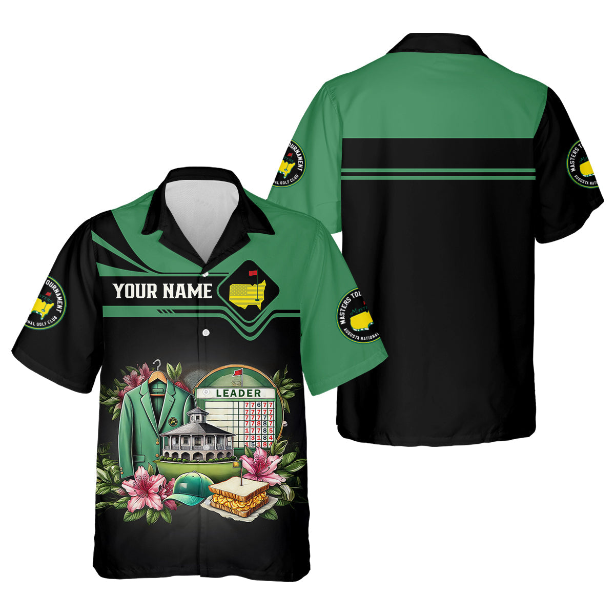 Augusta Golf Master Custom Men's Golf Polo Shirt, Funny Golf Shirt, Gift For Golf Lovers