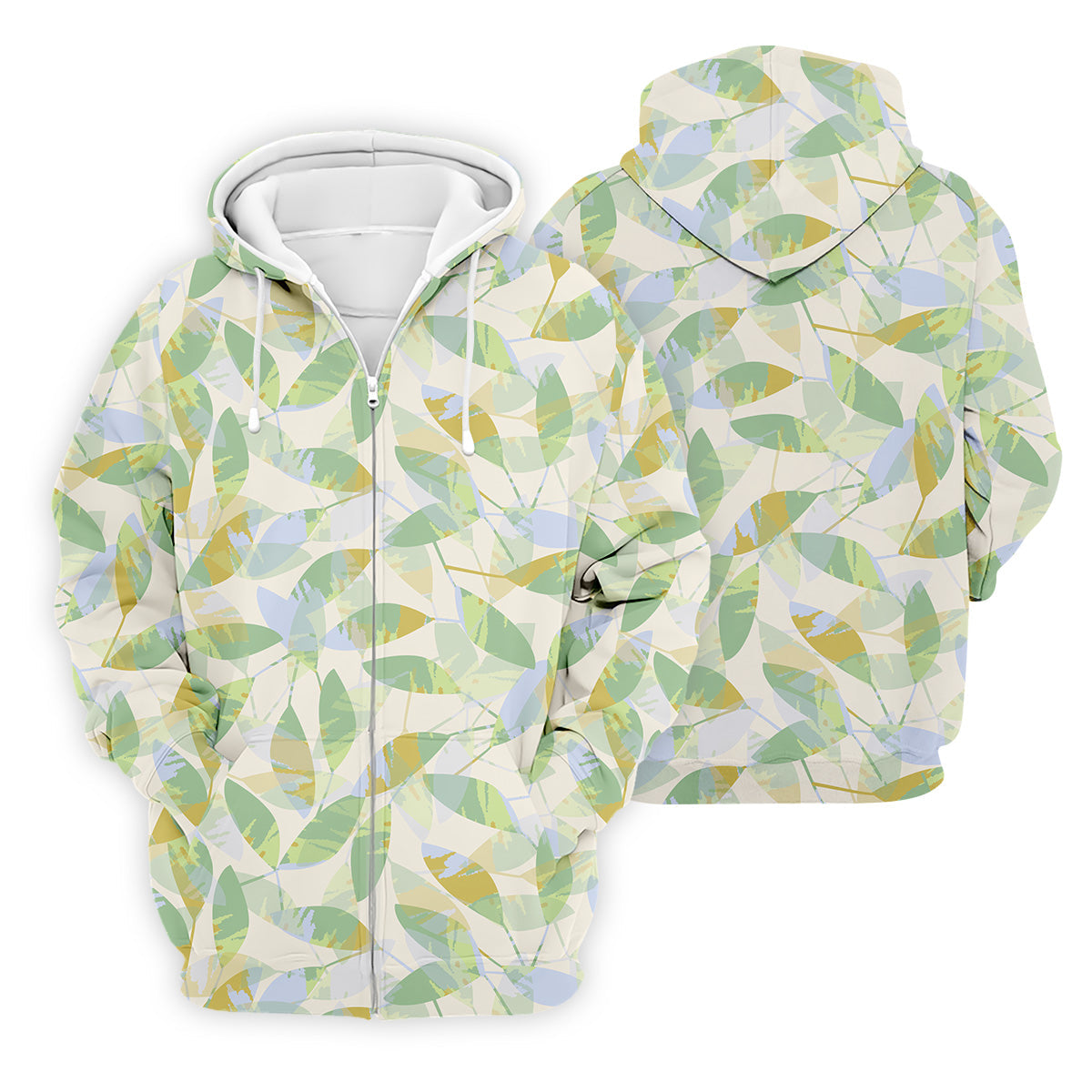 Abtract Seamless Pattern Men Golf Polo, Pastel Men's Long Seeve Golf Shirts, Matching Golf Shirts