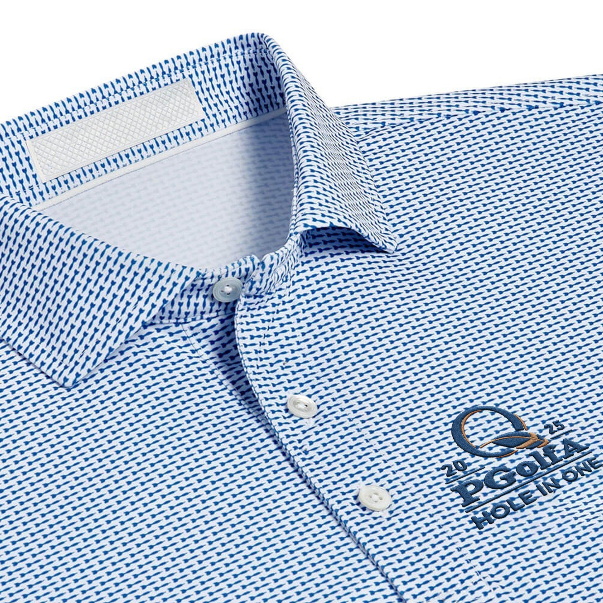 2025 PGolfA Hole In One Embroidery Polo Shirt, Funny Golf Shirt, Christmas Golf Gift