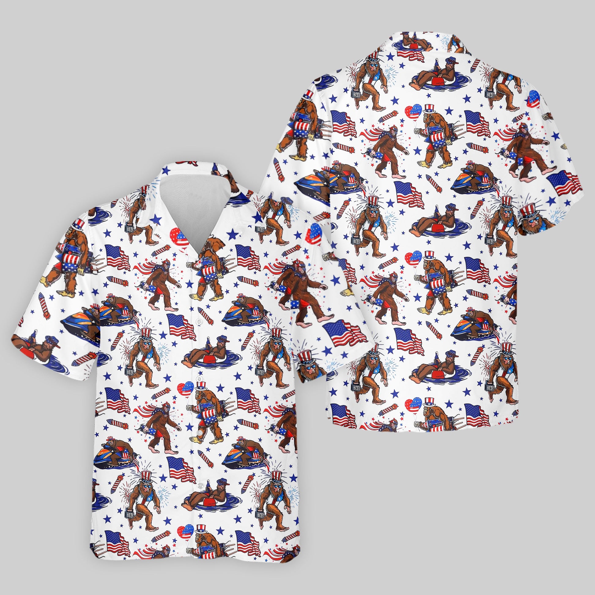 Bigfoot Sasquatch Funny Golf Polo Shirt, Christmas Golf Gift, Dad Golf Gift