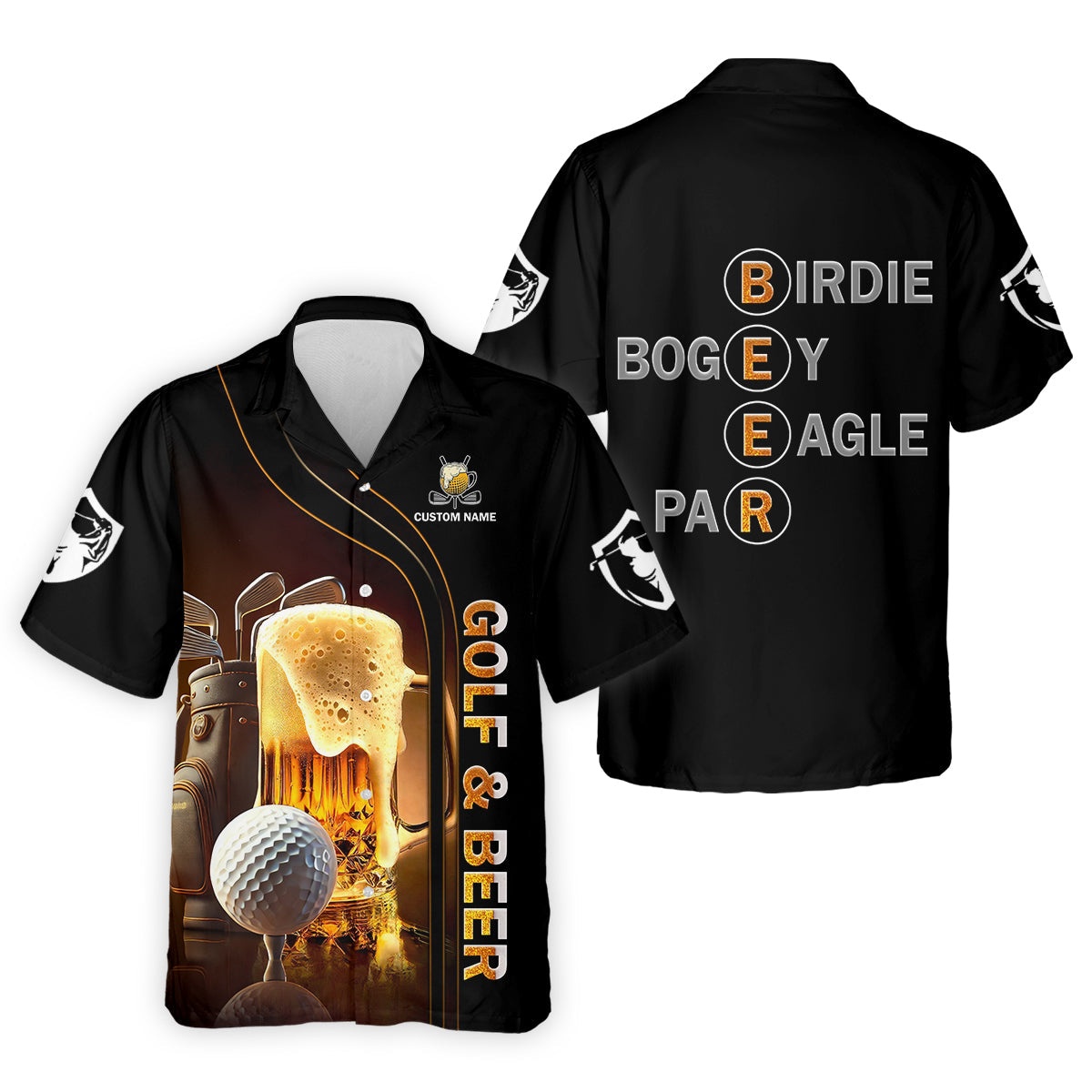 Golf And Beer Funny Golf Shirt, Couple Golf Shirt. Matching Golf Shirt, His And Hers Golf Shirts