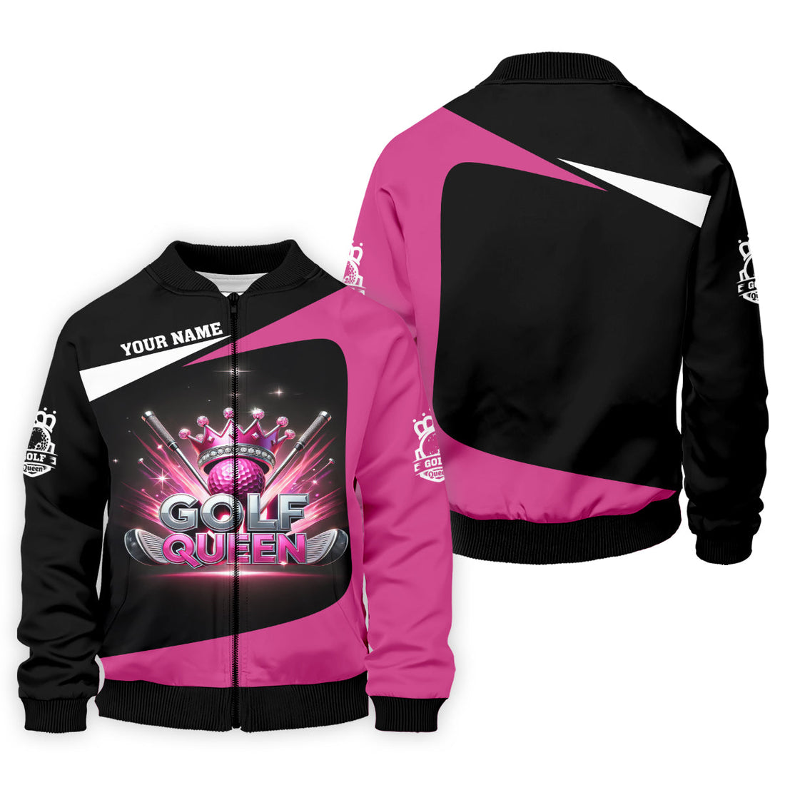 Golf Queen Custom Funny Womens Golf Polo Shirt, Ladies Golf Shirt, Mothers Day Gifts