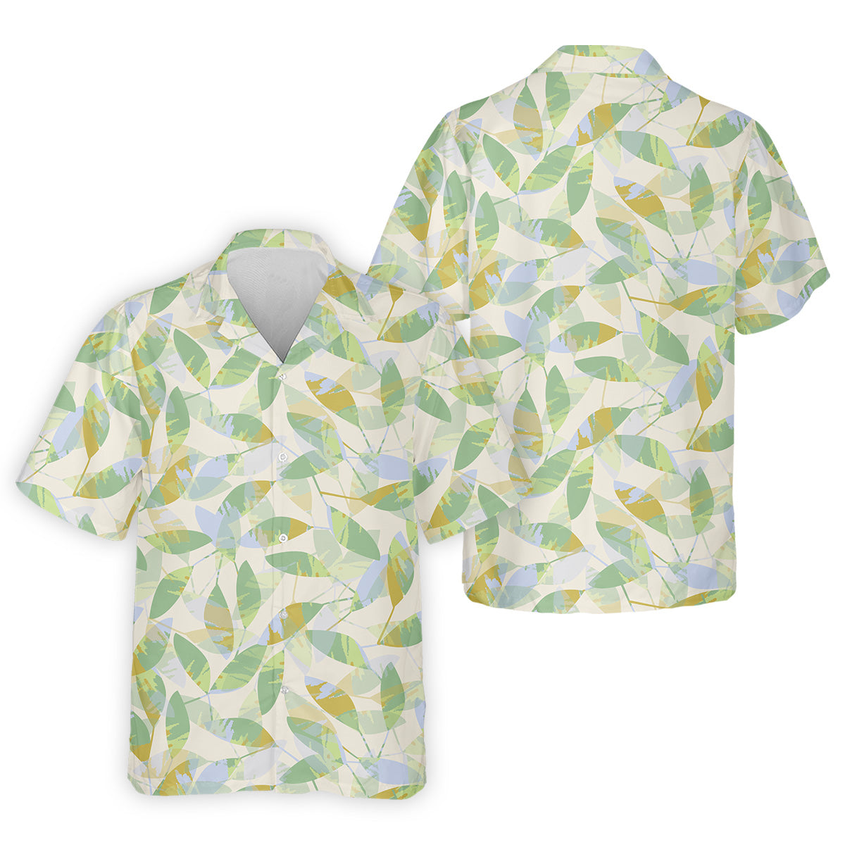 Abtract Seamless Pattern Men Golf Polo, Pastel Men's Long Seeve Golf Shirts, Matching Golf Shirts