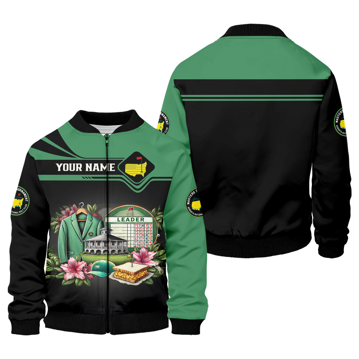 Augusta Golf Master Custom Men's Golf Polo Shirt, Funny Golf Shirt, Gift For Golf Lovers