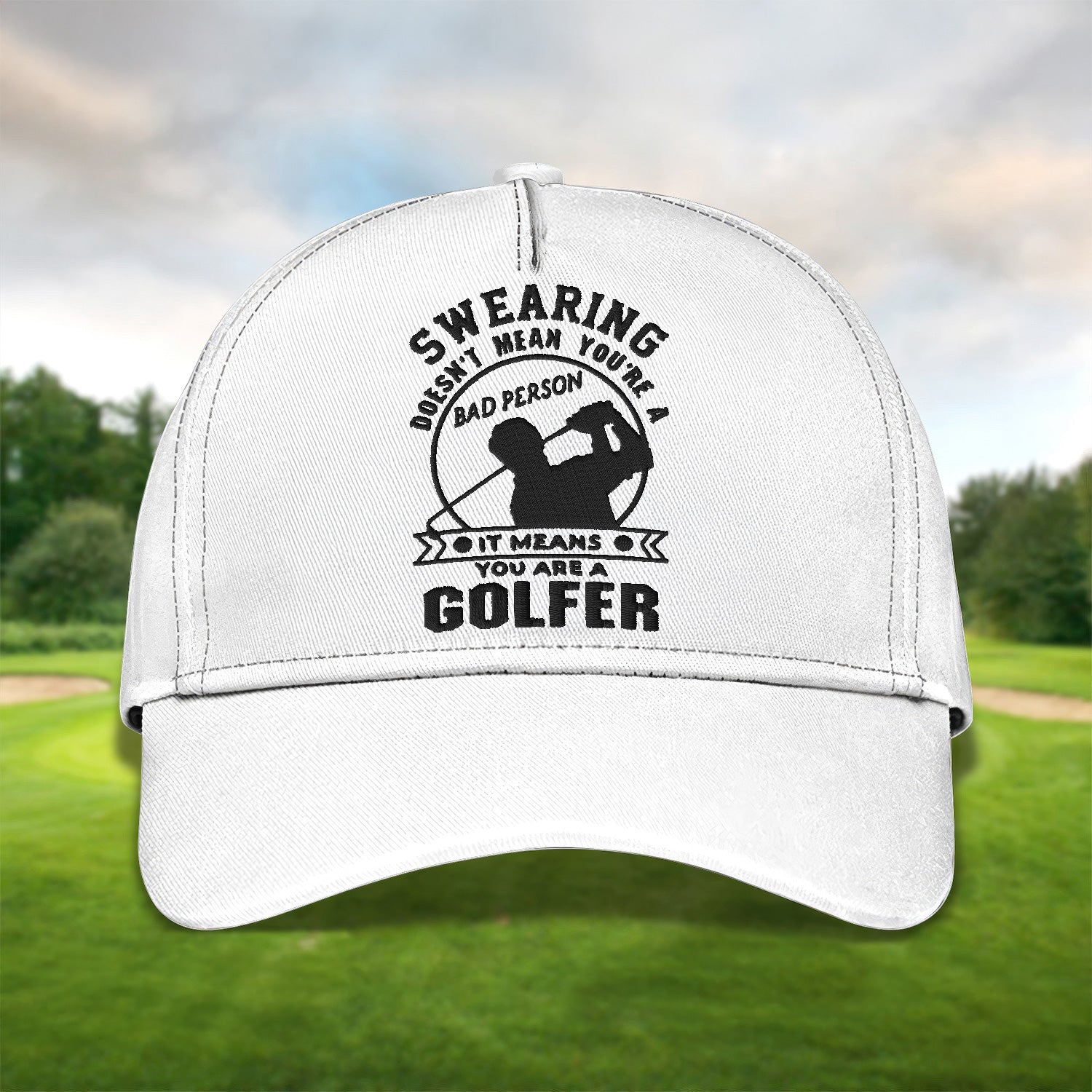 You Are A Golfer Embroidered Baseball Cap, Golf Hat, Dad Golf Gift