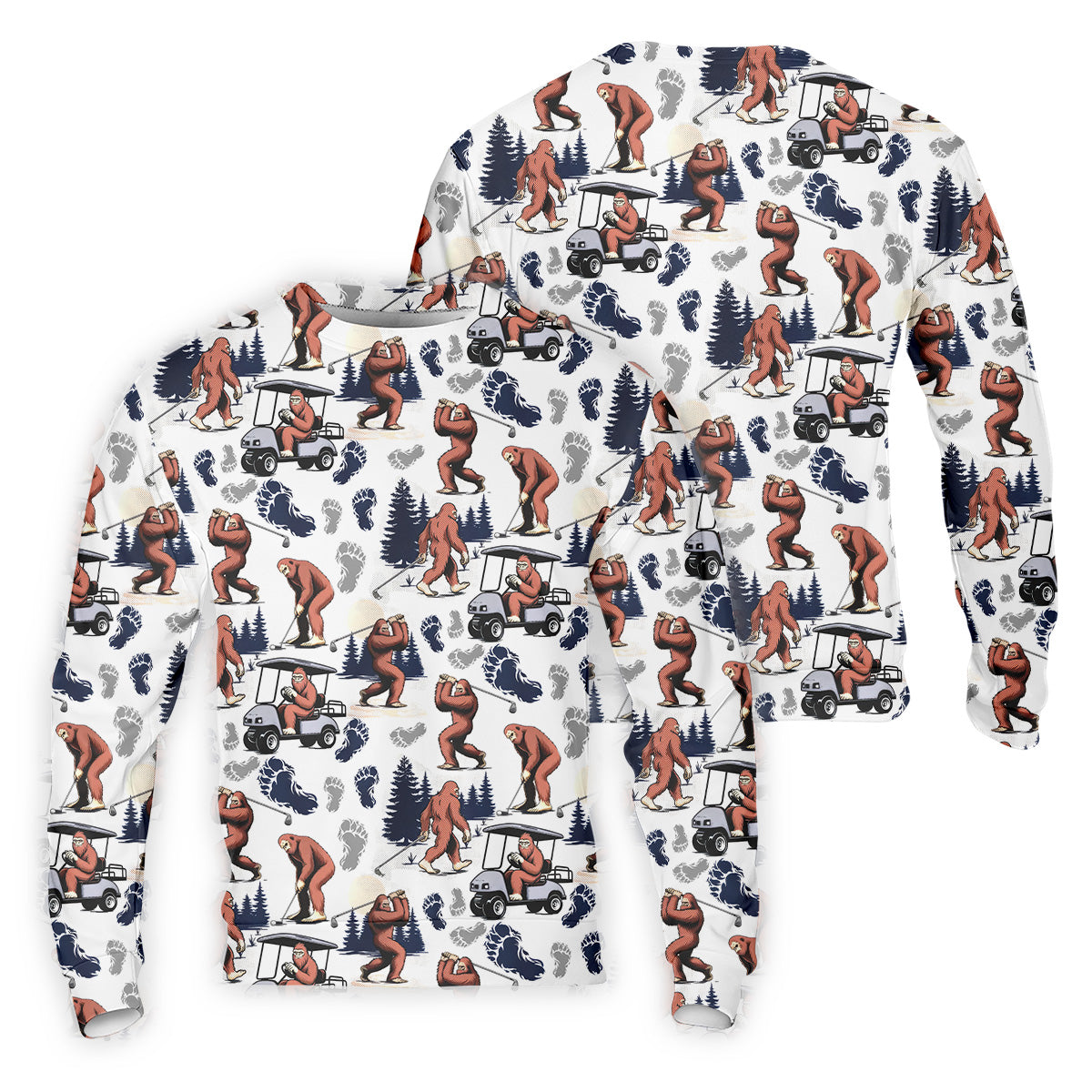 Sasquatch Golf Shirt, Bigfoot Shirt, Hawaiian Golf Shirts, Matching Golf Shirts, Golf Shirts For Men