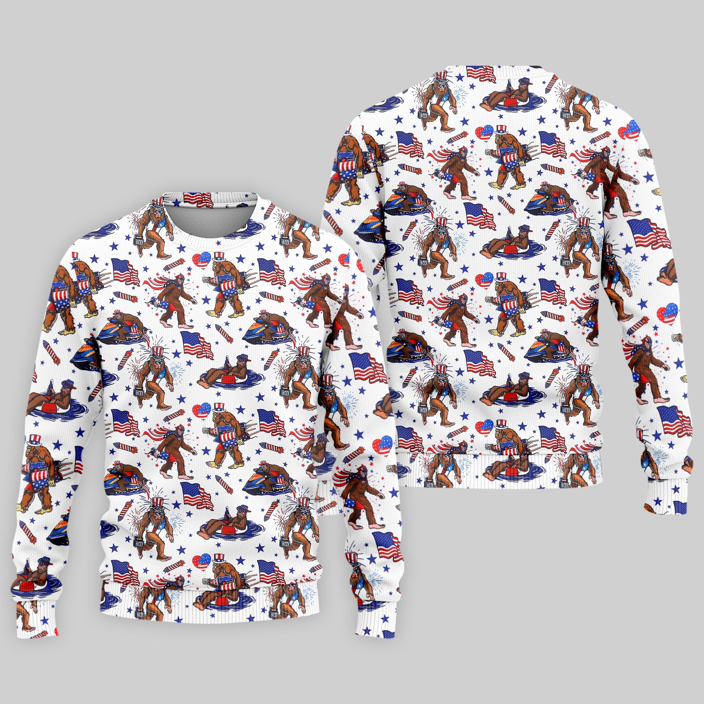 Bigfoot Sasquatch Funny Golf Polo Shirt, Christmas Golf Gift, Dad Golf Gift