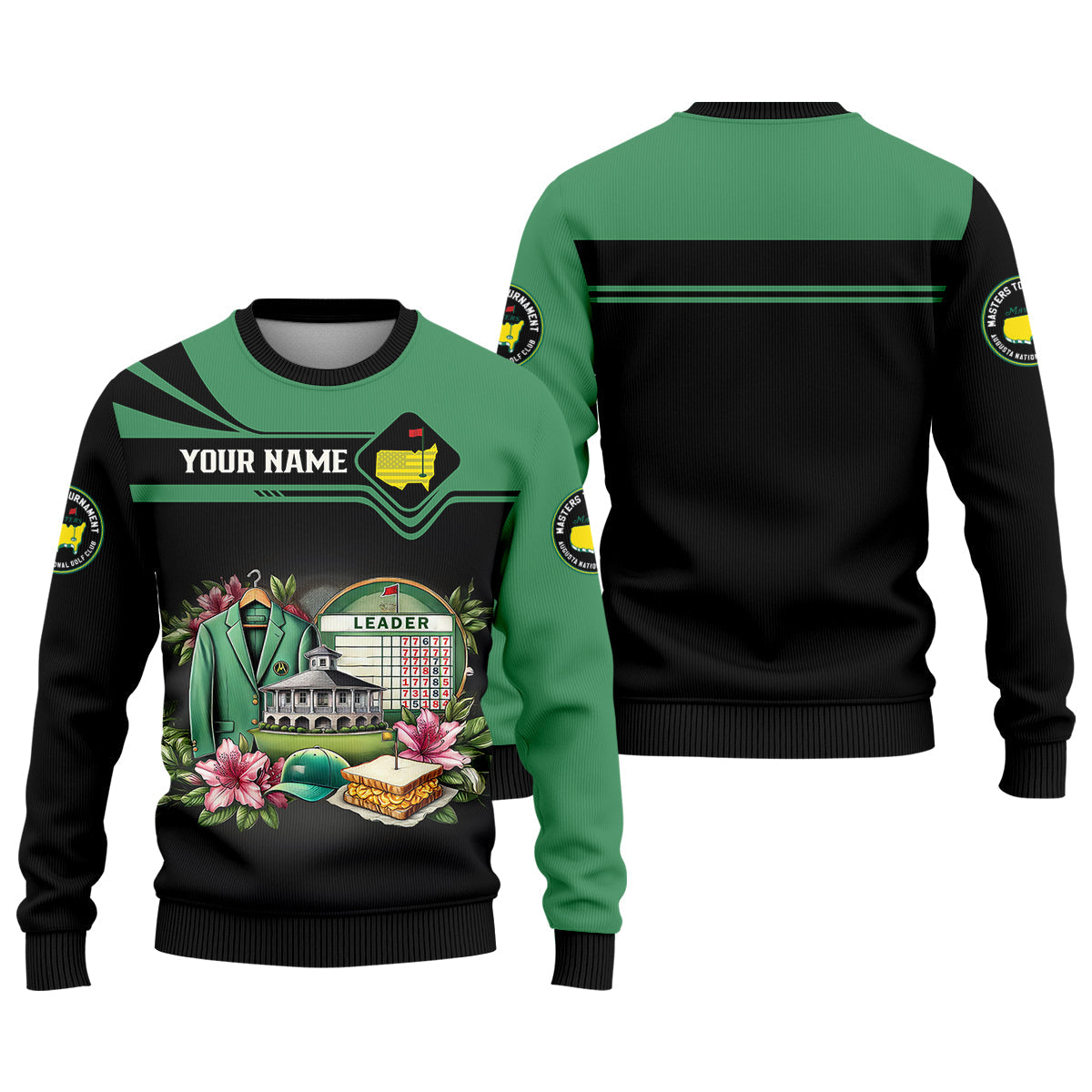 Augusta Golf Master Custom Men's Golf Polo Shirt, Funny Golf Shirt, Gift For Golf Lovers