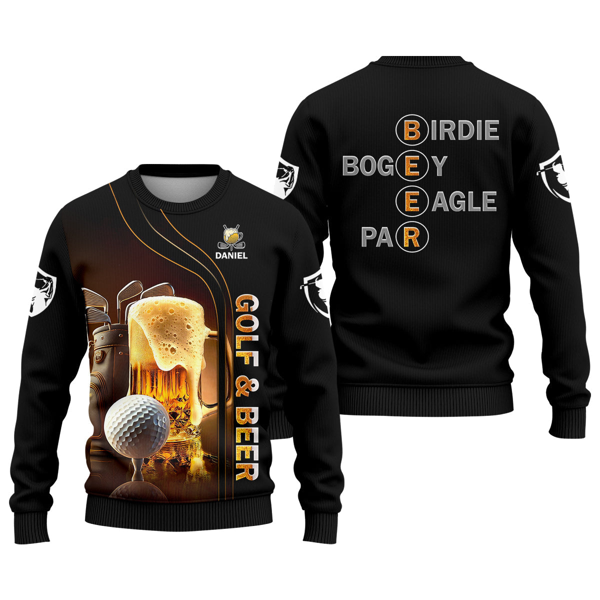 Golf And Beer Custom Golf Hoodie Shirt, Funny Golf Shirt, Gift For Golfers