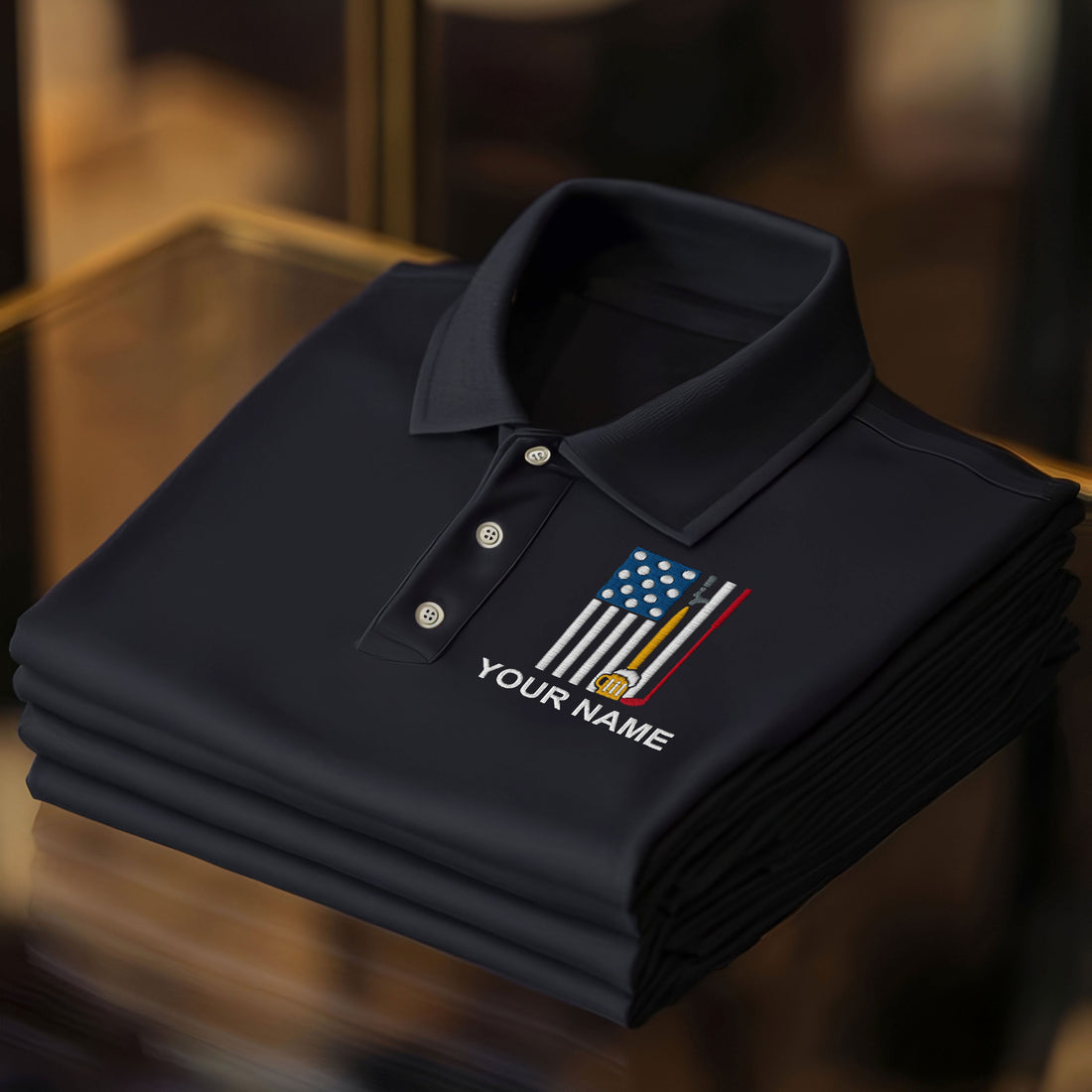 Funny Golf Beer Custom Embroidered Golf Polo Shirt, Dad Golf Gift