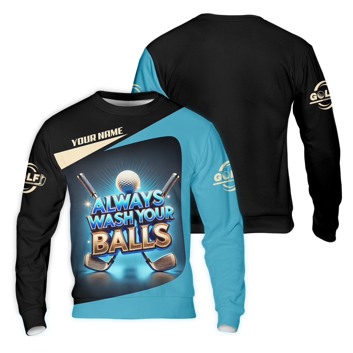 Always Wash Your Balls Custom Golf Shirts, Mens Golf Gift, Funny Golf Shirt