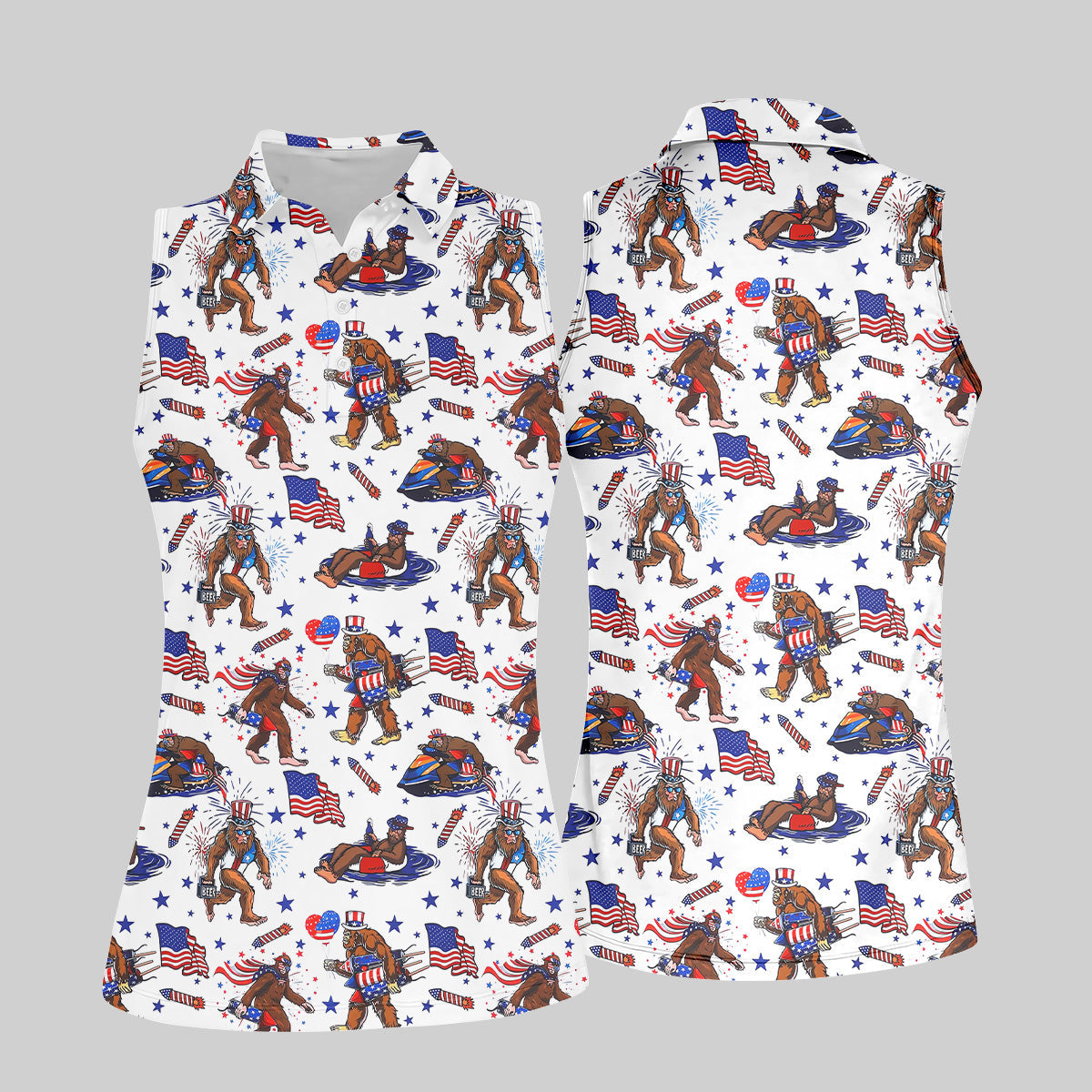 Bigfoot Sasquatch Funny Golf Polo Shirt, Ladies Golf Shirt, Women Golf Shirt, Funny Golf Gift