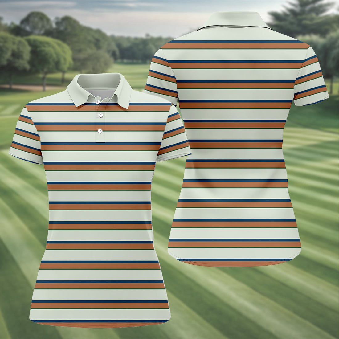 Striped Golf Polo, Women's Long Sleeve Golf Shirts, Cool Golf Gifts, Ladies Golf Shirts, Golfing Apparel
