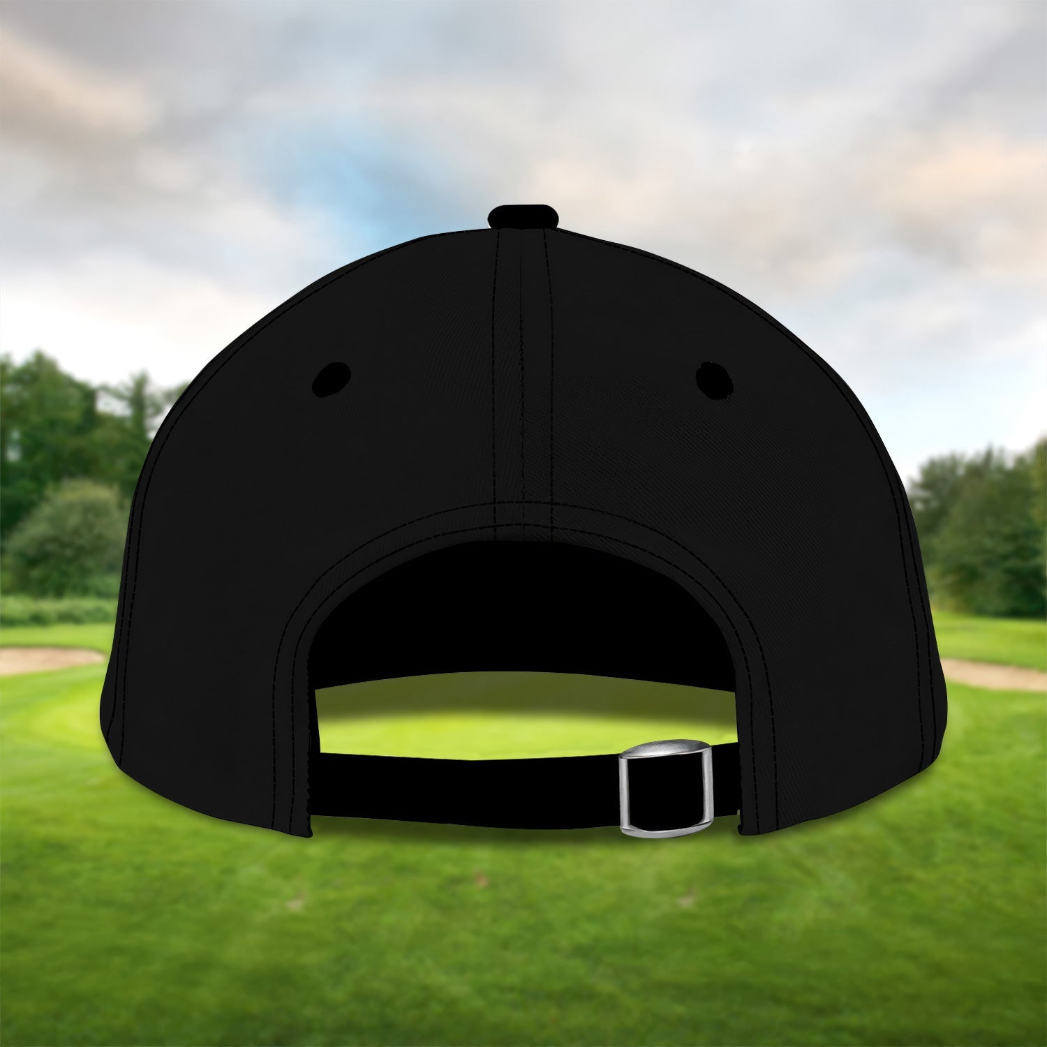 Happiness Is An Old Man With A Beer And A Golf Club Embroidered Baseball Cap, Golf Hat, Dad Golf Gift