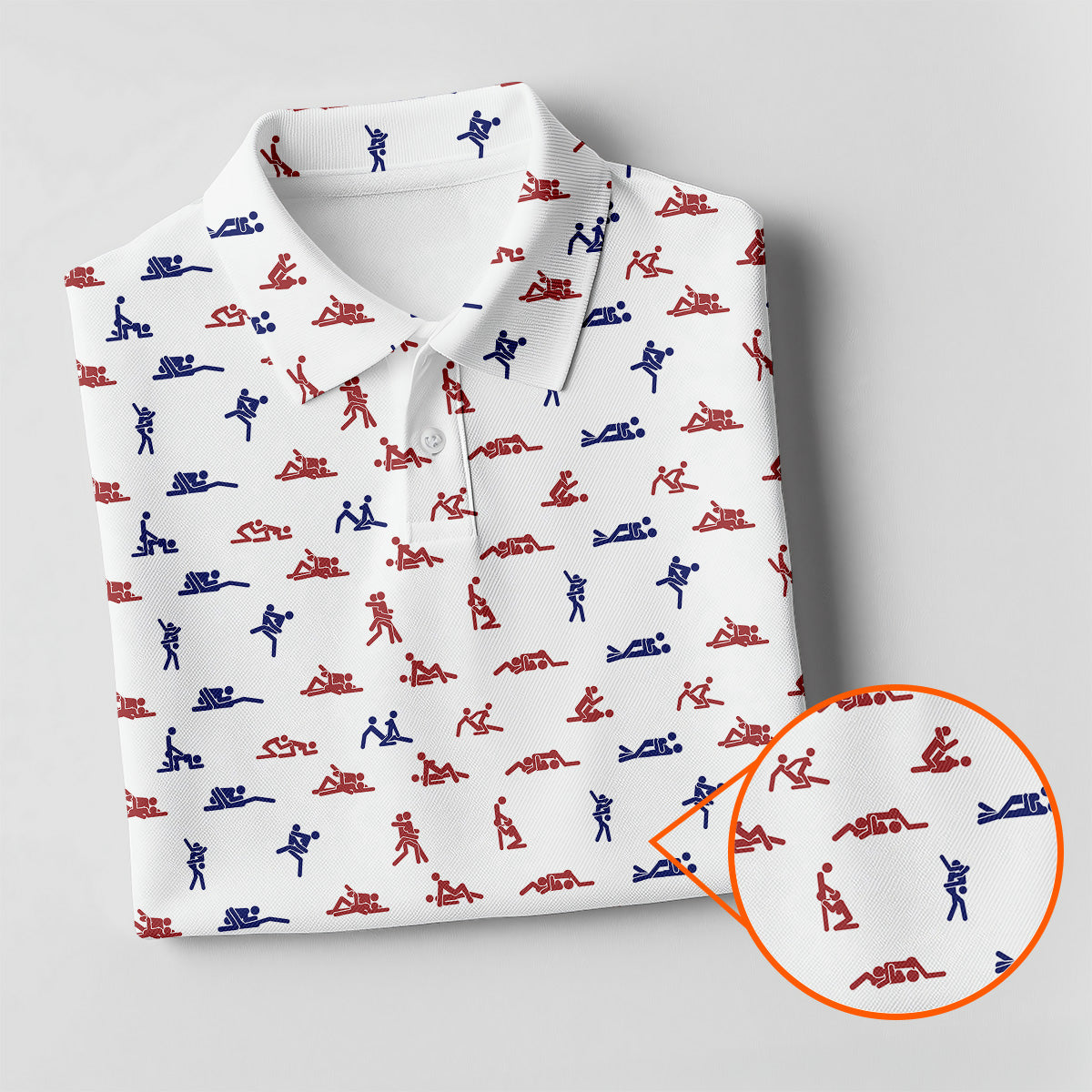 Funny Stick Figure Women's Golf Polo Shirt, Funny Position Golf Shirt, Ladies Sleeveless Golf Shirts, Women Golf Gift