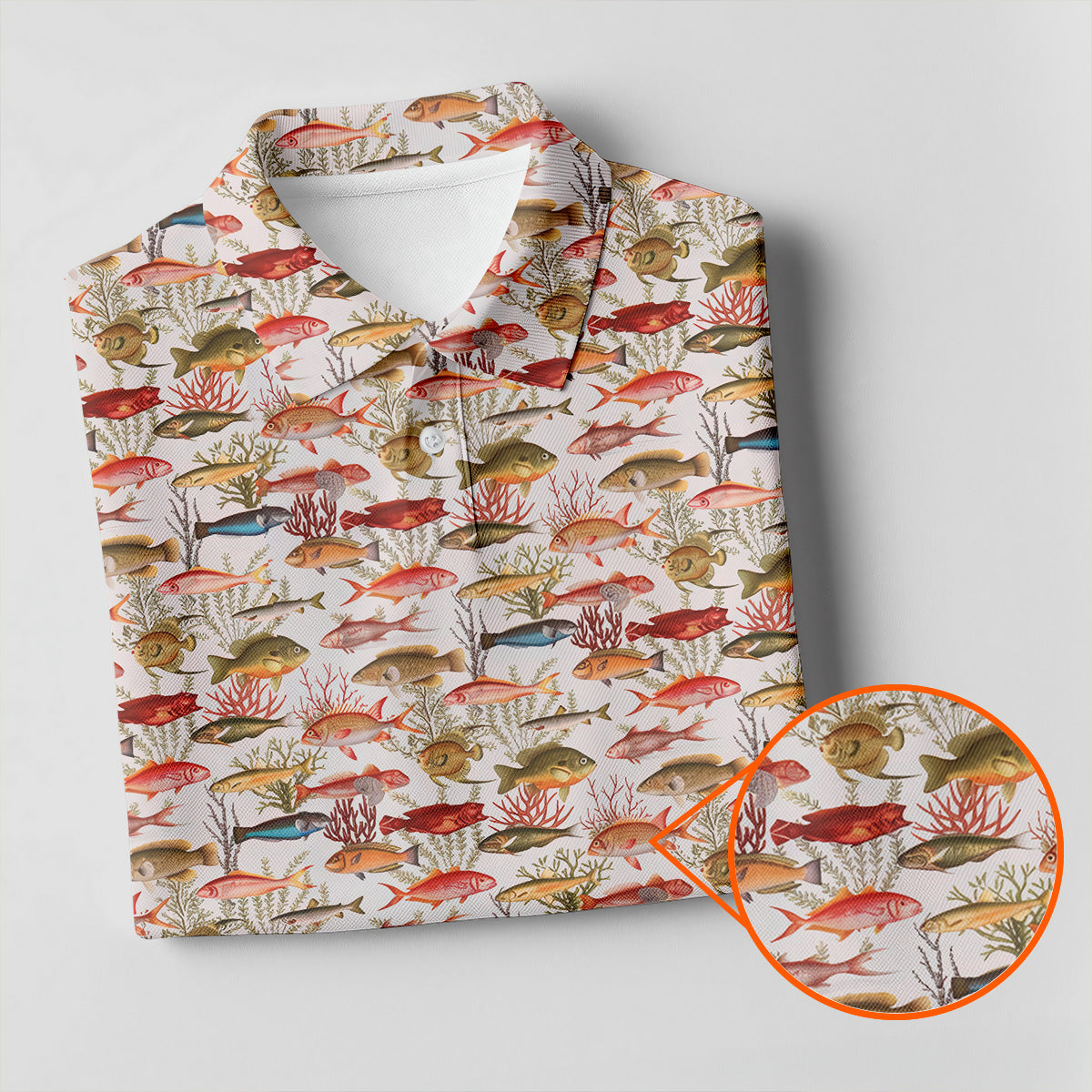 Sea Ocean Fish Golf Shirt, Funny Golf Shirt, Ladies Sleeveless Golf Shirts, Women Golf Gift