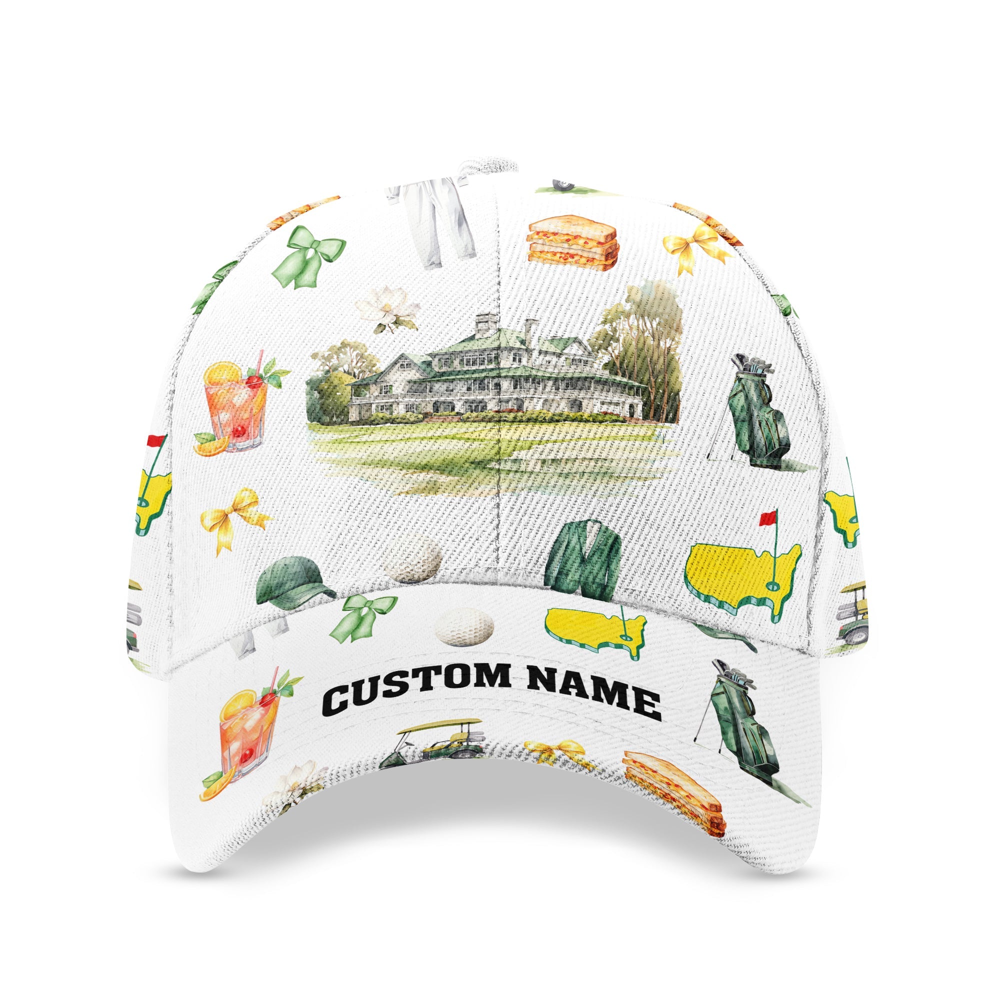 Masters Augusta GA Personalized Golf Cap, Funny Golf Cap, Gift For Golfers