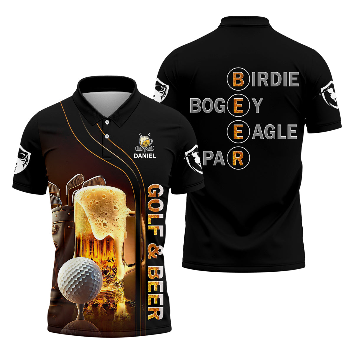 Golf And Beer Custom Hawaiian Golf Shirt, Funny Golf Shirt, Gift For Golfers