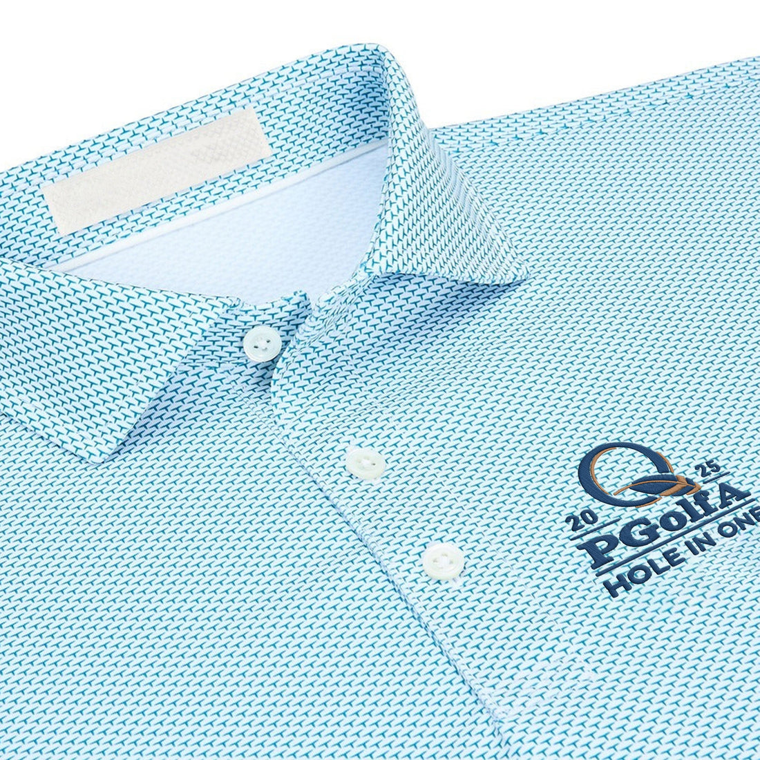 2025 PGolfA Hole In One Embroidery Polo Shirt, Funny Golf Shirt, Gift For Dad