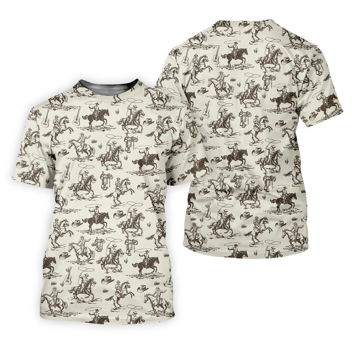 Cowboy Ride Horse Ladies Sleeveless Polo, Golf Polo Shirt, Ladies Golf Shirts, Golfing Apparel