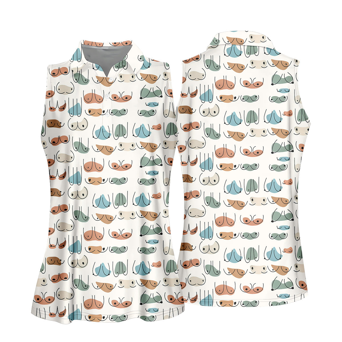 Boob Golf Shirt, Fun Golf Shirt, Matching Golf Shirts, Funny Golf Shirts Women, Ladies Golf Shirts