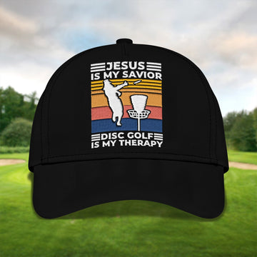 Jesus Is My Savior Embroidered Baseball Cap, Funny Golf Hat, Dad Golf Gift