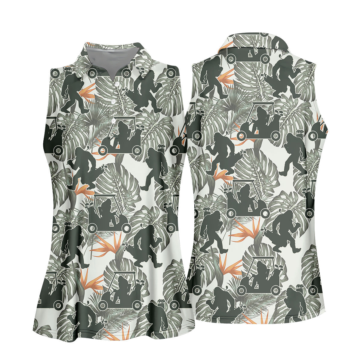 Gorilla Shirt, Hawaiian Golf Shirts, Womens Sleeveless Polo, Matching Golf Shirts, Ladies Golf Shirts