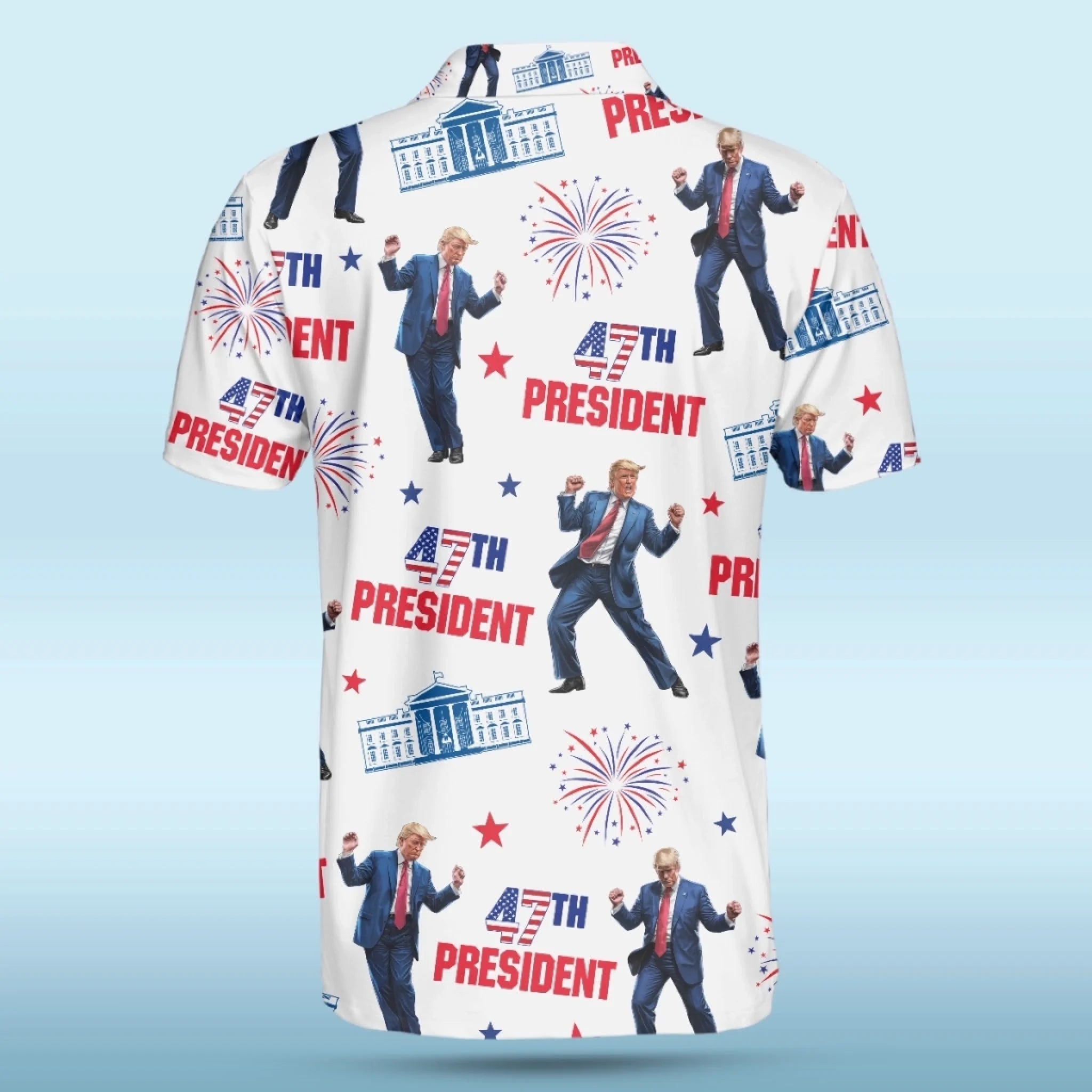 Winners Don’t Miss Putts Or Elections Polo Shirt, US Patriotic Pride Men's Golf Polo Shirt, Patriotic Golf Shirt