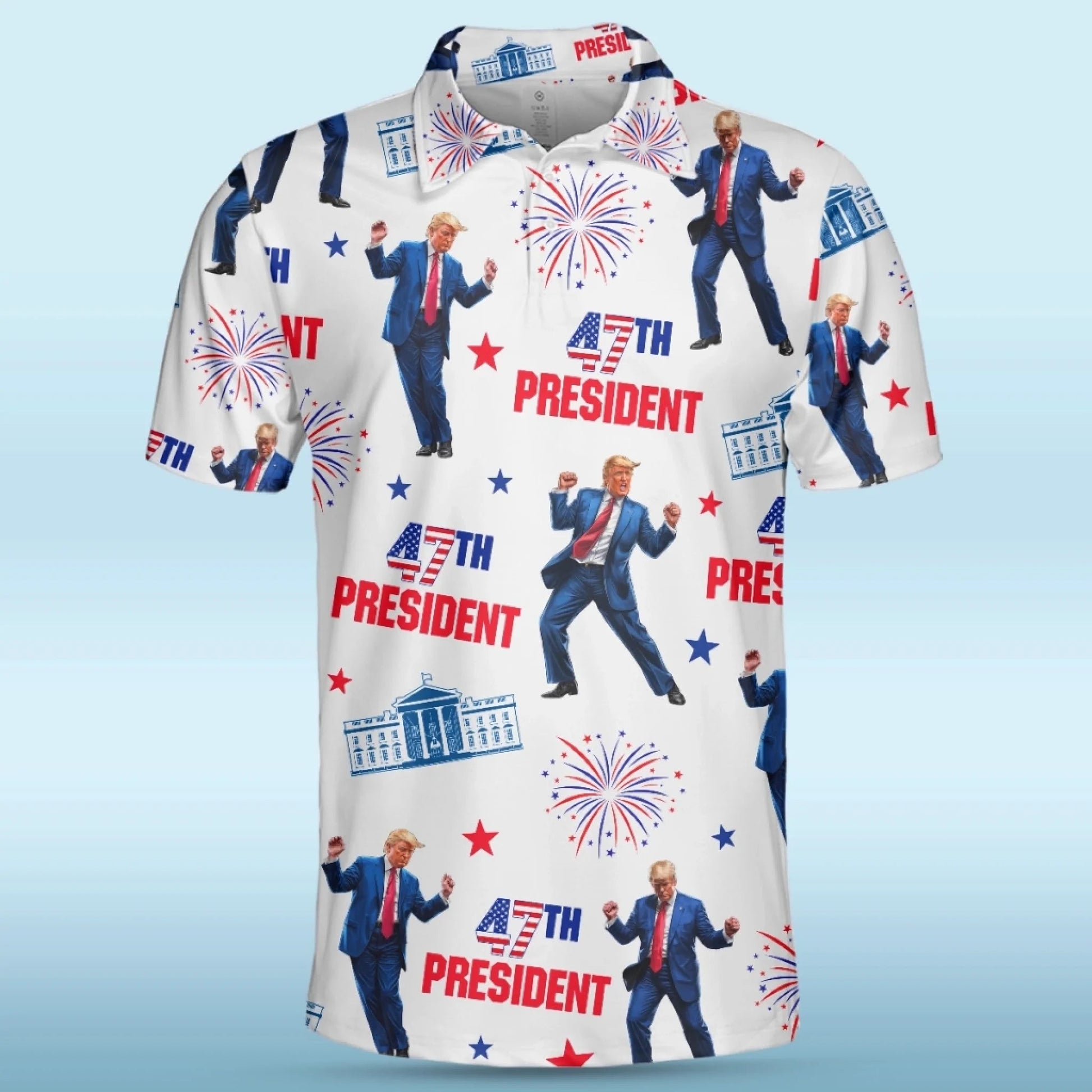 Winners Don’t Miss Putts Or Elections Polo Shirt, US Patriotic Pride Men's Golf Polo Shirt, Patriotic Golf Shirt