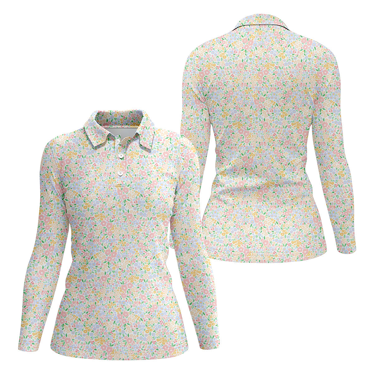 Floral Golf Shirt, Cute Womens Golf Clothes, Ladies Golf Shirts, Matching Golf Shirts, Golf Gifts For Her