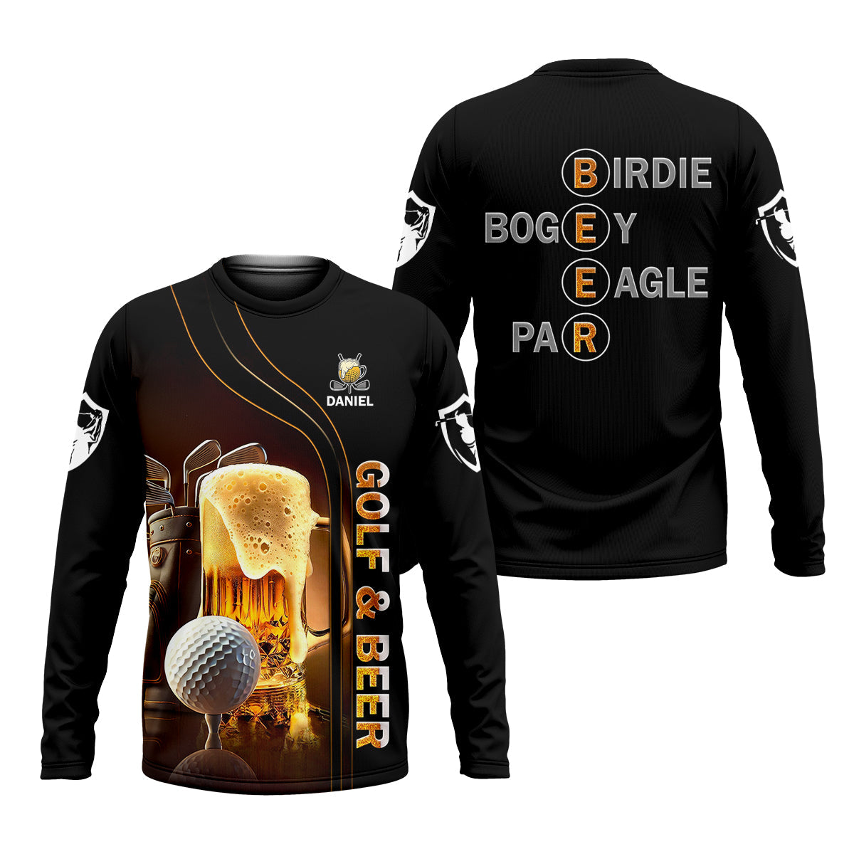 Golf And Beer Custom Hawaiian Golf Shirt, Funny Golf Shirt, Gift For Golfers