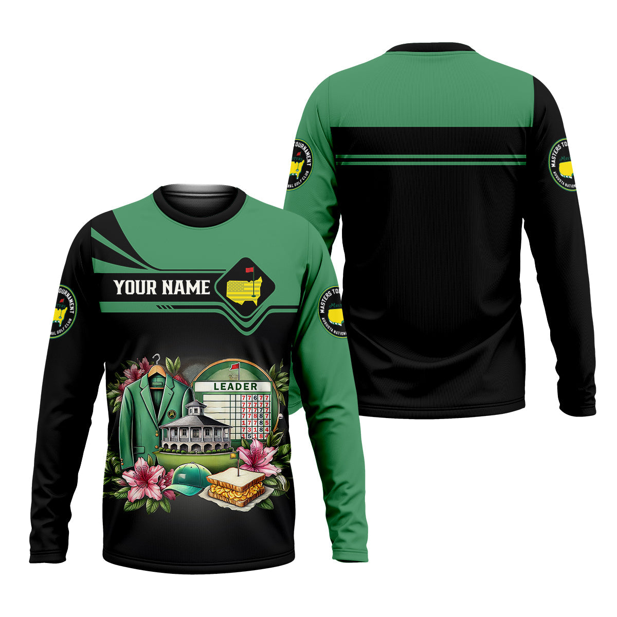 Augusta Golf Master Custom Men's Golf Polo Shirt, Funny Golf Shirt, Gift For Golf Lovers