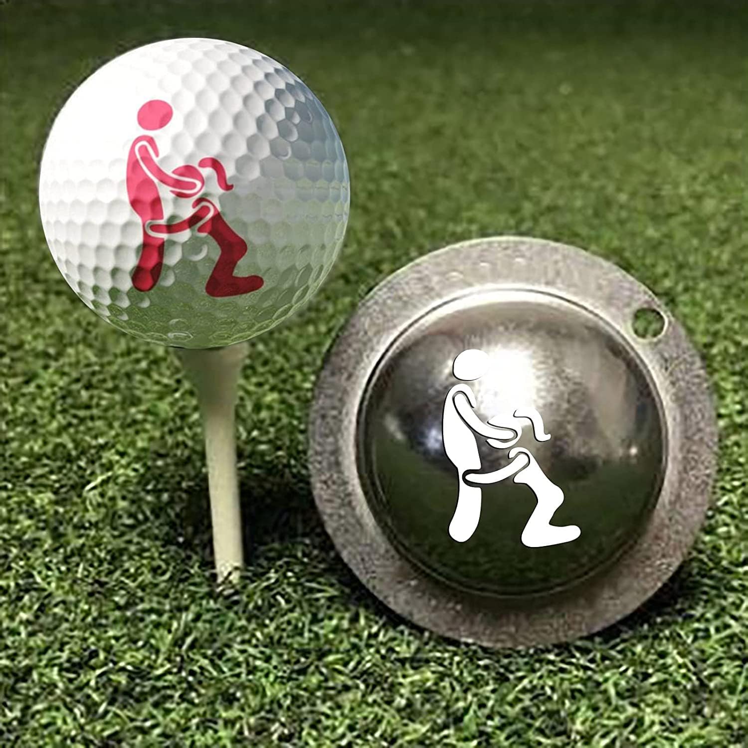 Hole in One Night Funny Golf Ball, Golf Decor, Mens Golf Gift