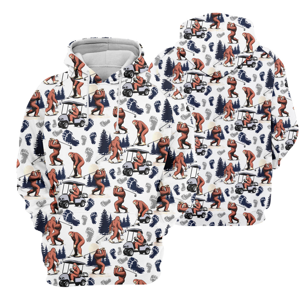 Sasquatch Golf Shirt, Bigfoot Shirt, Fun Womens Golf Shirts, Matching Golf Shirts, Ladies Golf Shirts