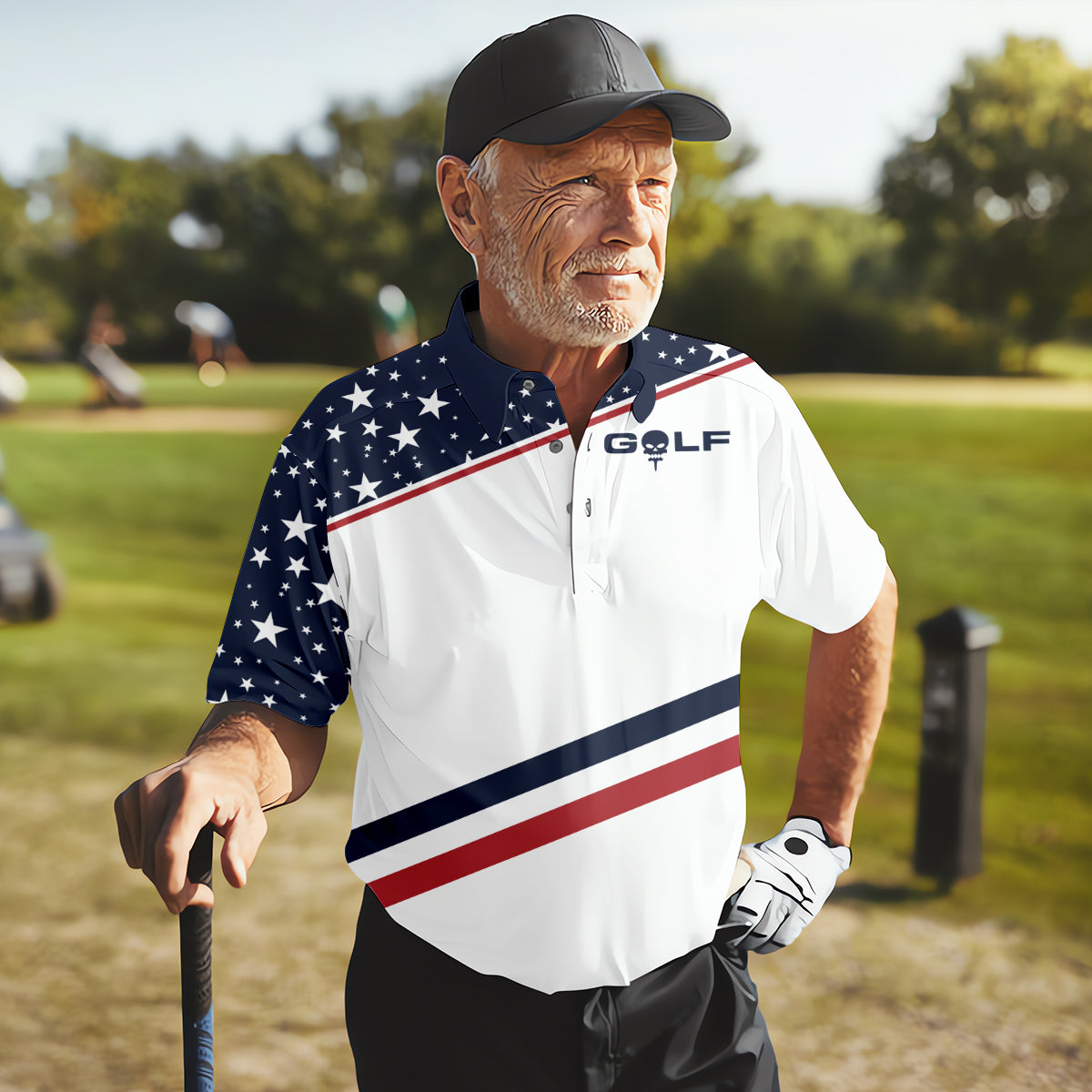 I Put It in Every Hole Mens Golf Polo Shirt, Mens Golf Gift, Funny Golf Shirt