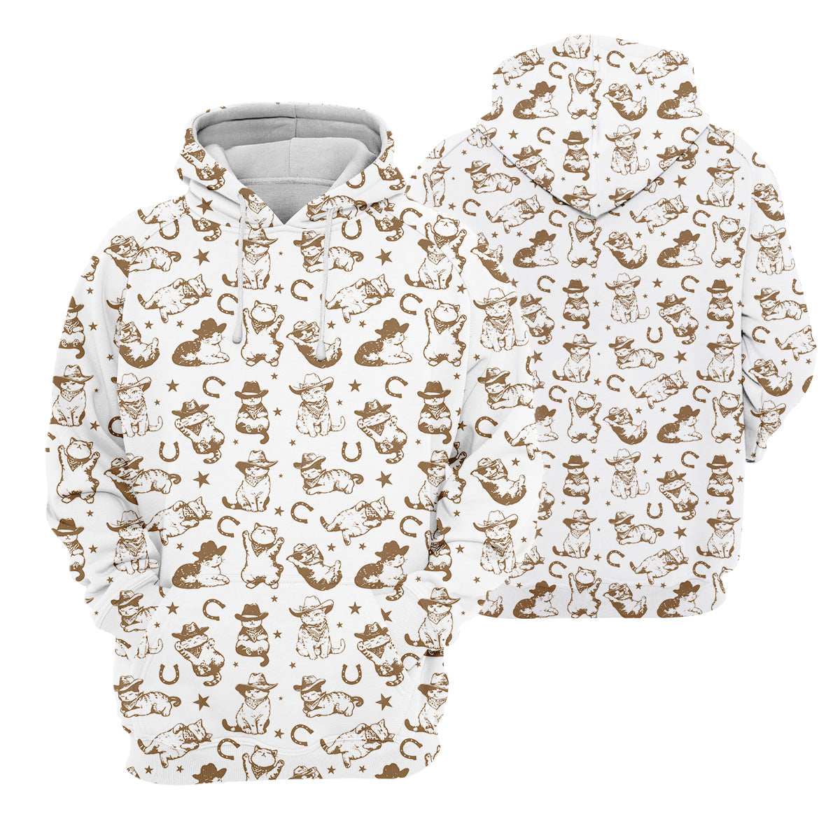 Western Cat Pattern Womens Golf Polo Shirts, Ladies Golf Gift Ideas, Ladies Golf Tops, Matching Golf Shirts