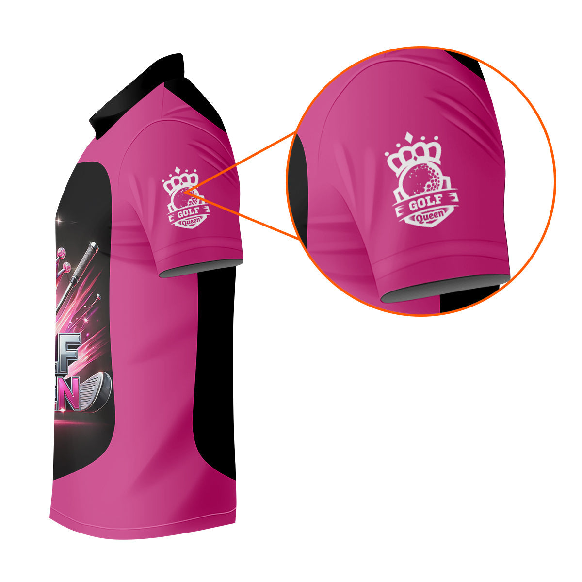 Golf Queen Custom Funny Womens Golf Polo Shirt, Ladies Golf Shirt, Mothers Day Gifts