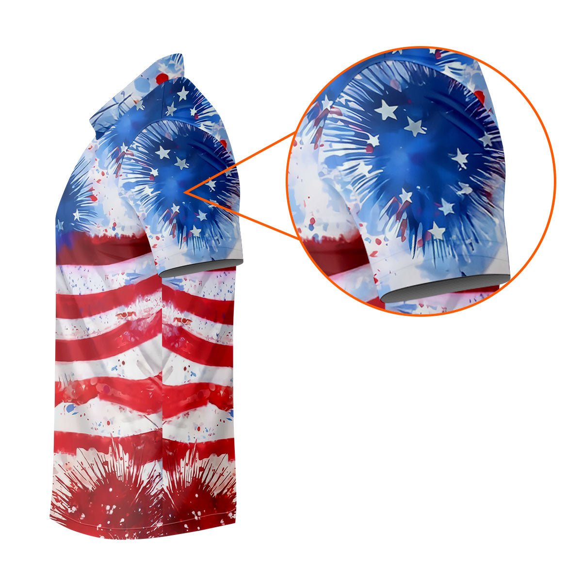 America Flag Golf Polo Shirt For Men, Hilarious Golf Shirt, Dad Golf Gift