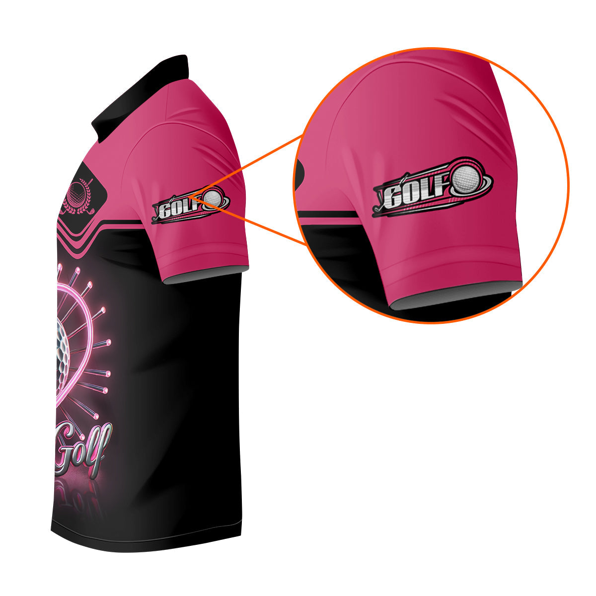 Queen Of Golf Custom Funny Womens Golf Polo Shirt, Ladies Golf Shirt, Mothers Day Gifts