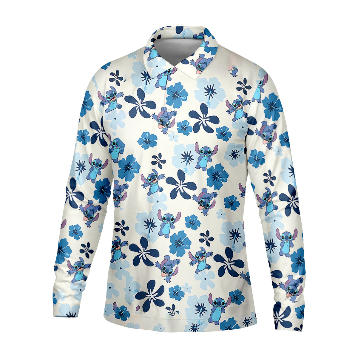 Stich Custom Golf Polo Shirt, Golfing Apparel, Mens Golf Gift, Funny Golf Shirt