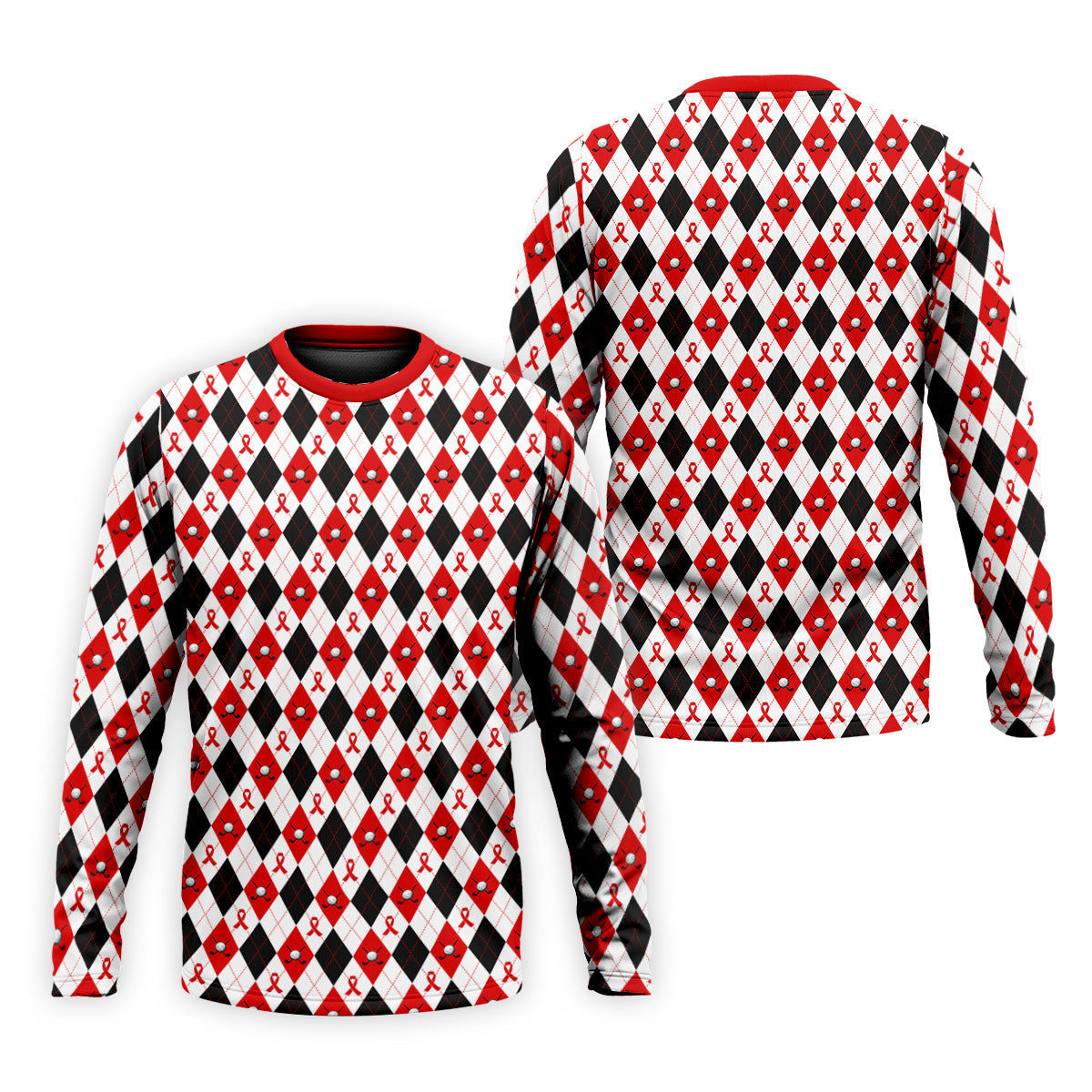 Blood Cancer Men's Polo Shirt, Blood Cancer Awareness Shirt, Men Golf Shirt, Golf Gift For Men