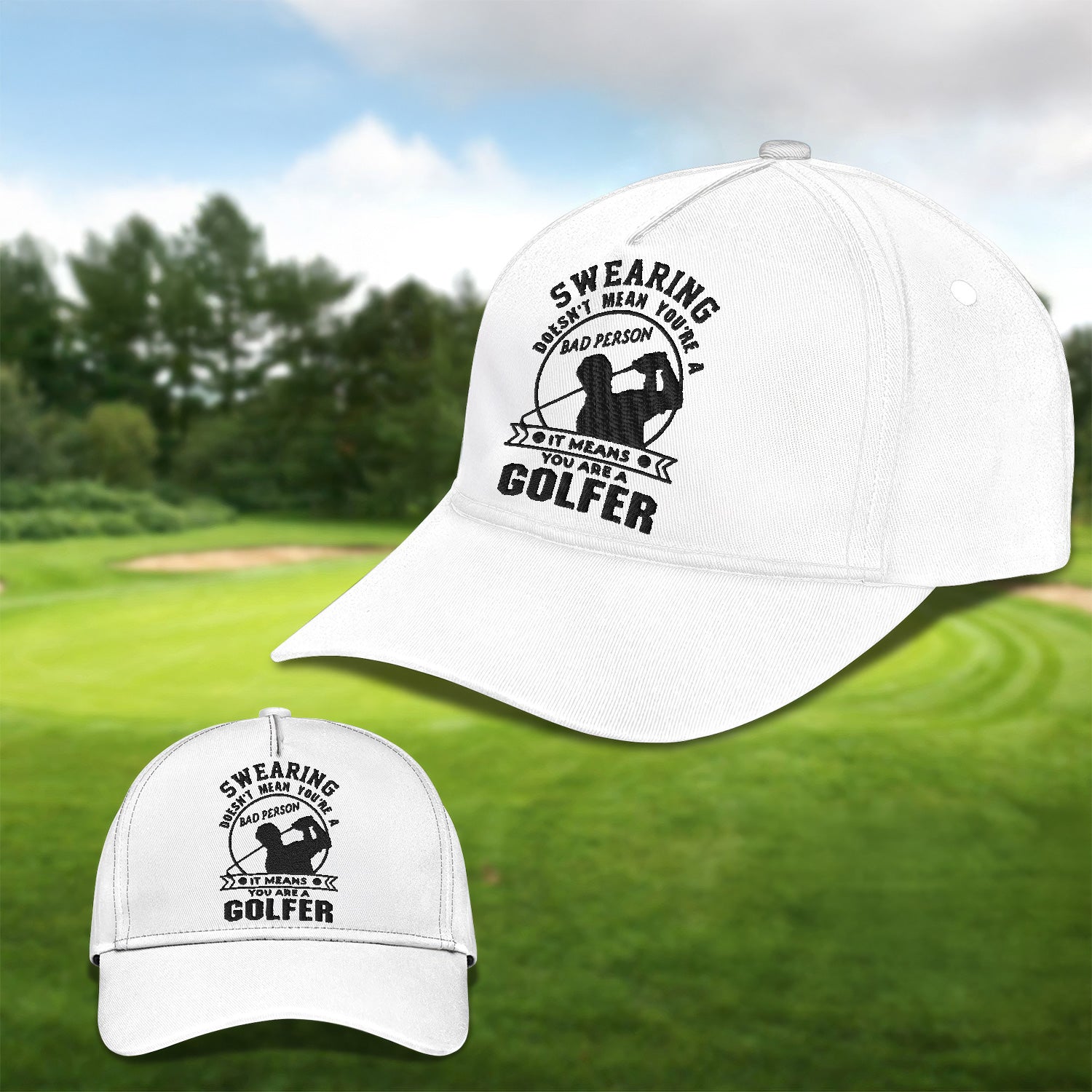 You Are A Golfer Embroidered Baseball Cap, Golf Hat, Dad Golf Gift
