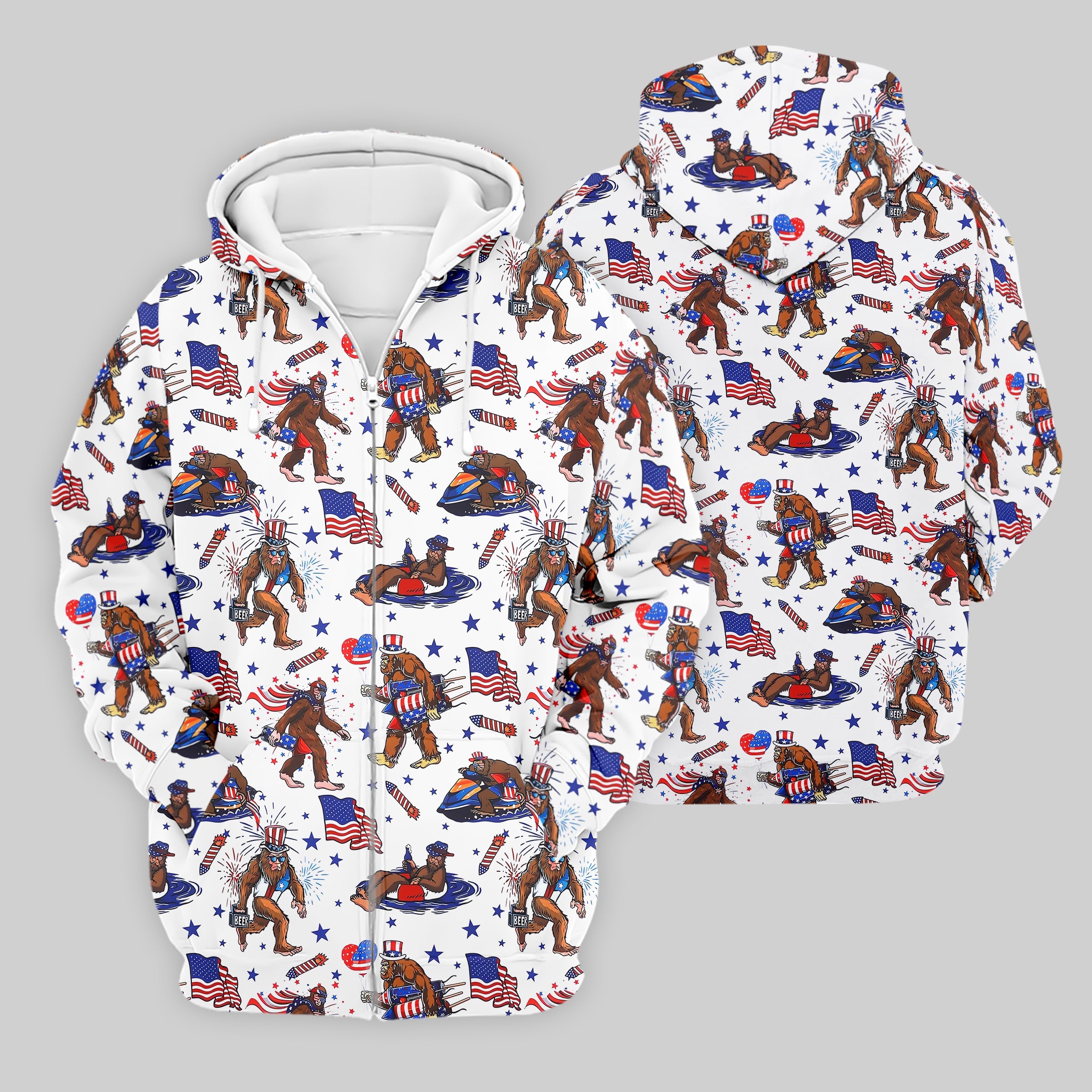 Bigfoot Sasquatch Funny Golf Polo Shirt, Christmas Golf Gift, Dad Golf Gift