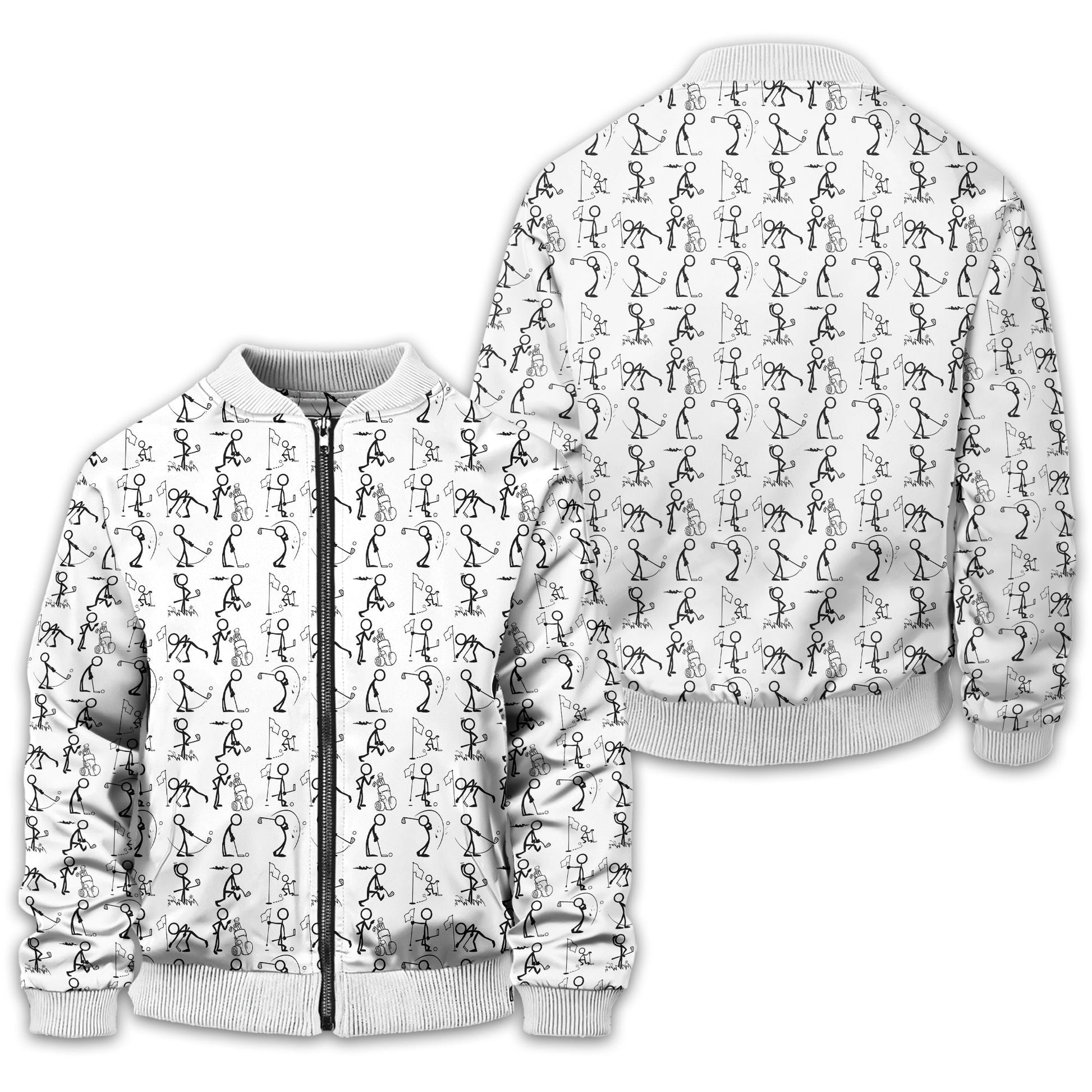 White Golf Polo Shirt, Funny Golf Shirt, Gift For Golfers