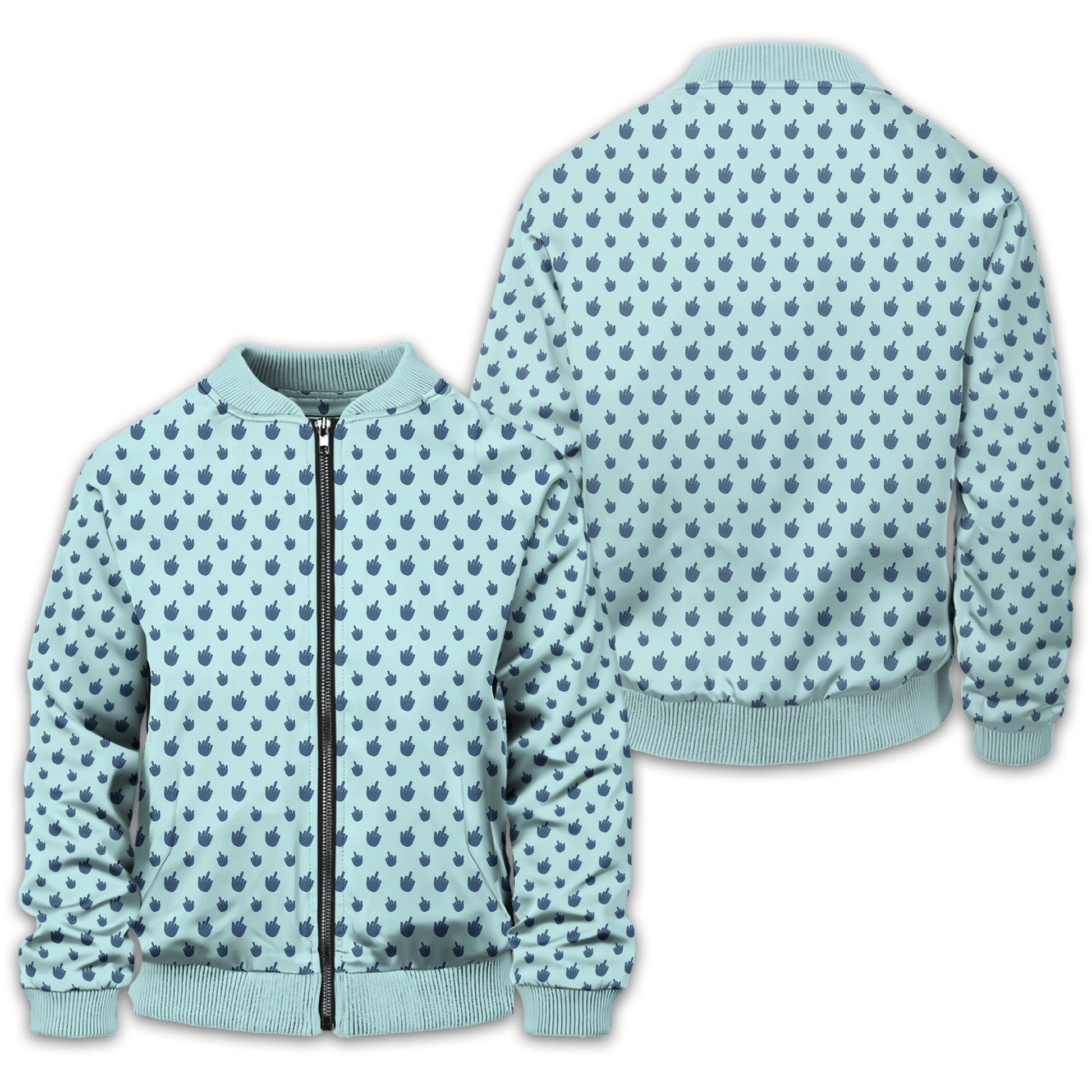 Middle Finger Funny Golf Polo Shirt, Gift For Golfers, Golf Gift For Him