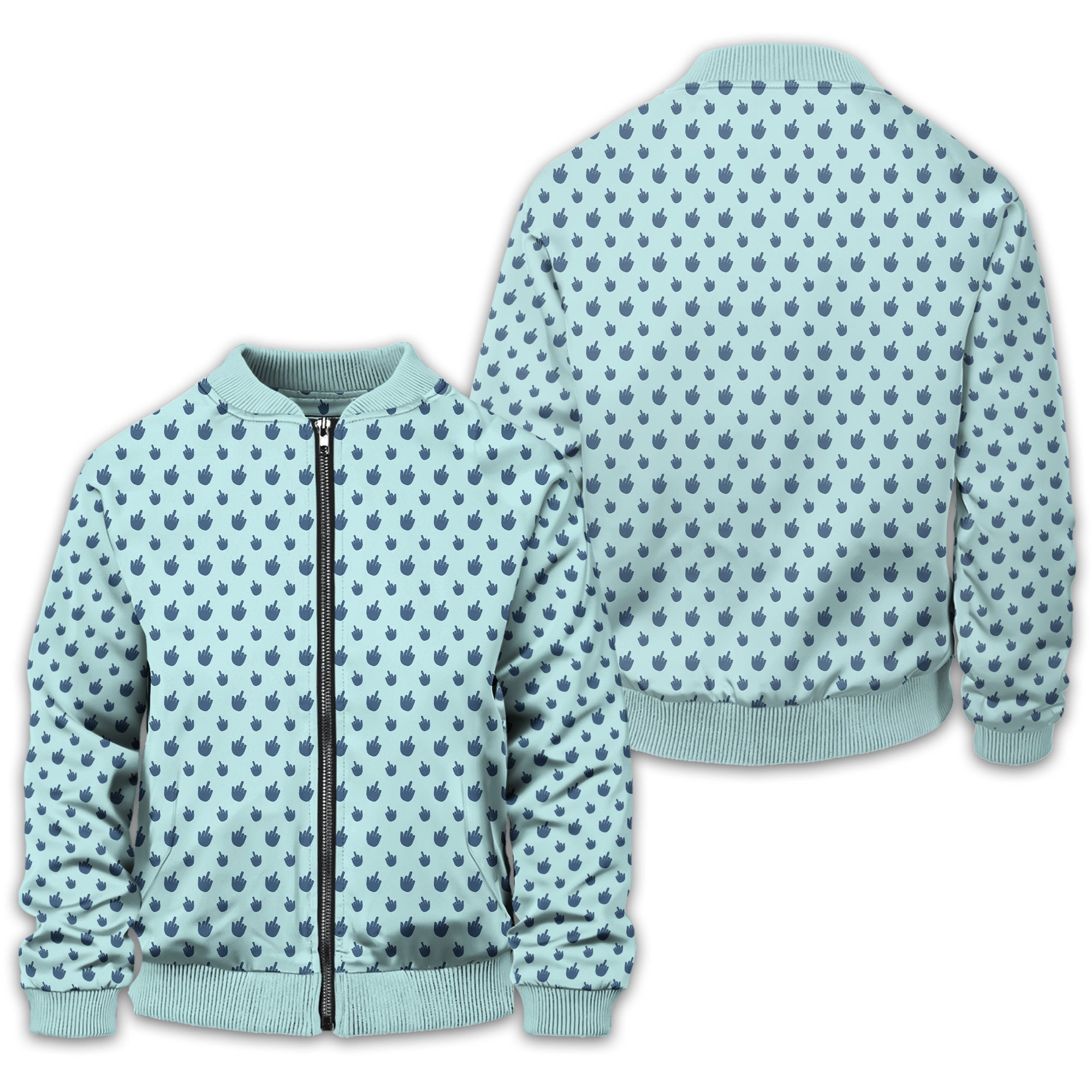 Middle Finger Funny Golf Polo Shirt, Gift For Golfers, Golf Gift For Him