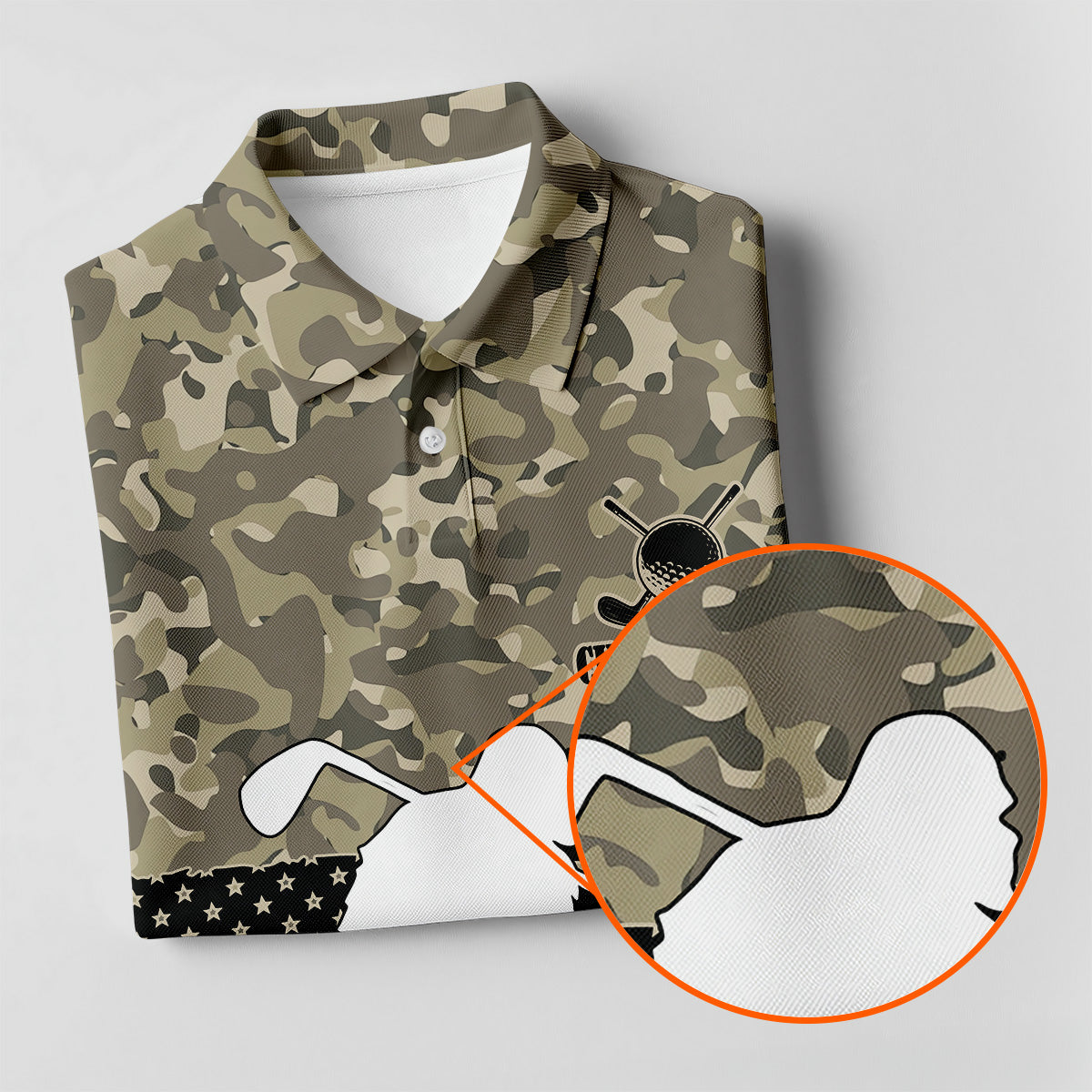 Not All Who Wander Are Lost Bigfoot Patriotic Golf Shirt, Camo Polo Shirt, Ladies Golf Shirts