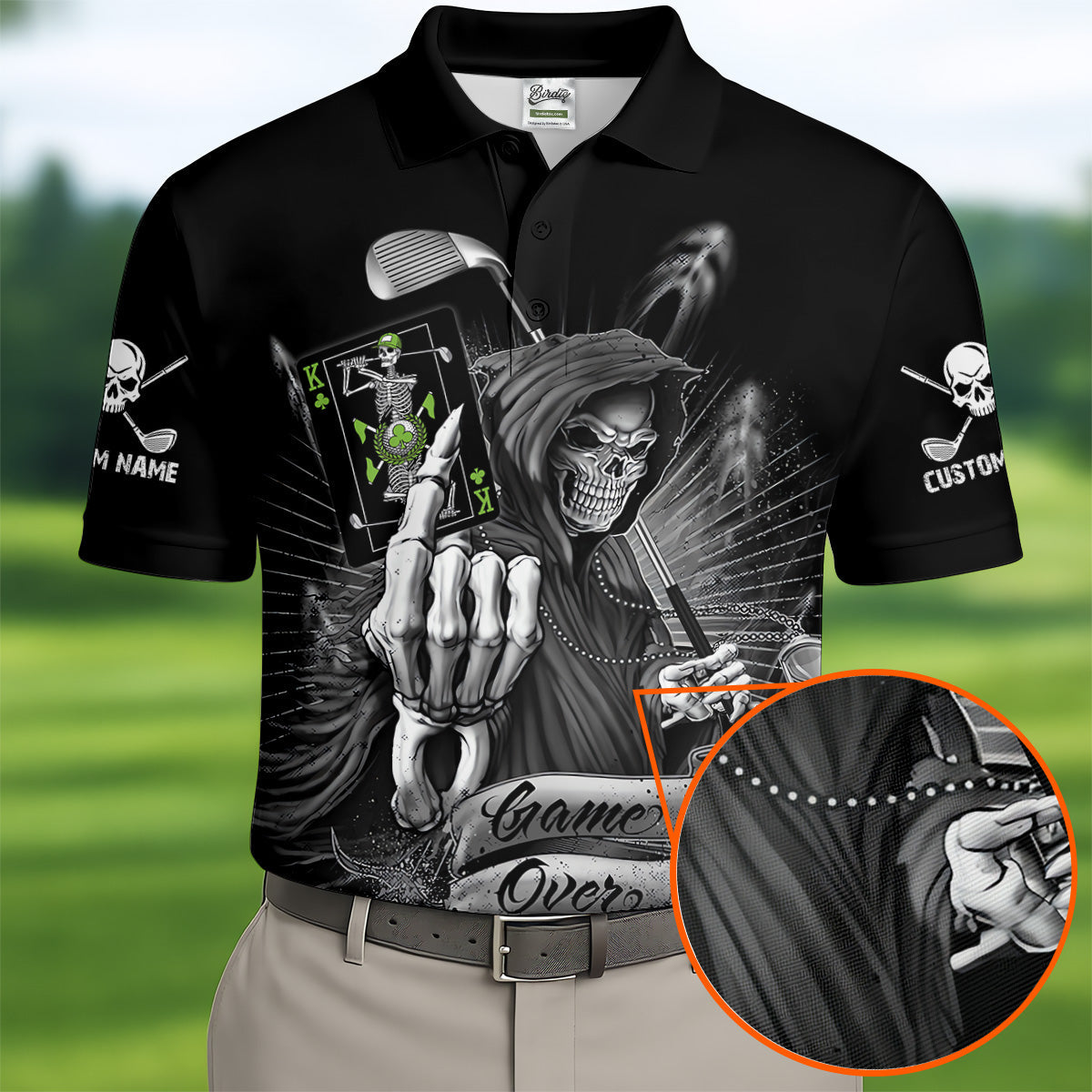 It Takes a Lot of Balls to Golf the Way I Do Funny Skeleton Golf Tops For Men, Men Black Polo, Golfing Apparel